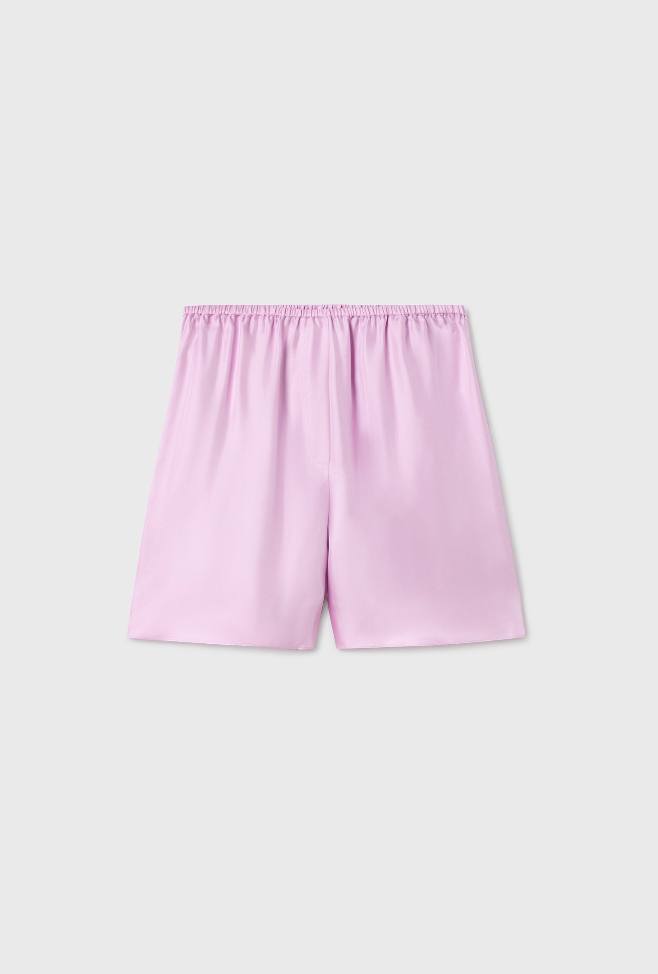 Shorts racer en twill lilas