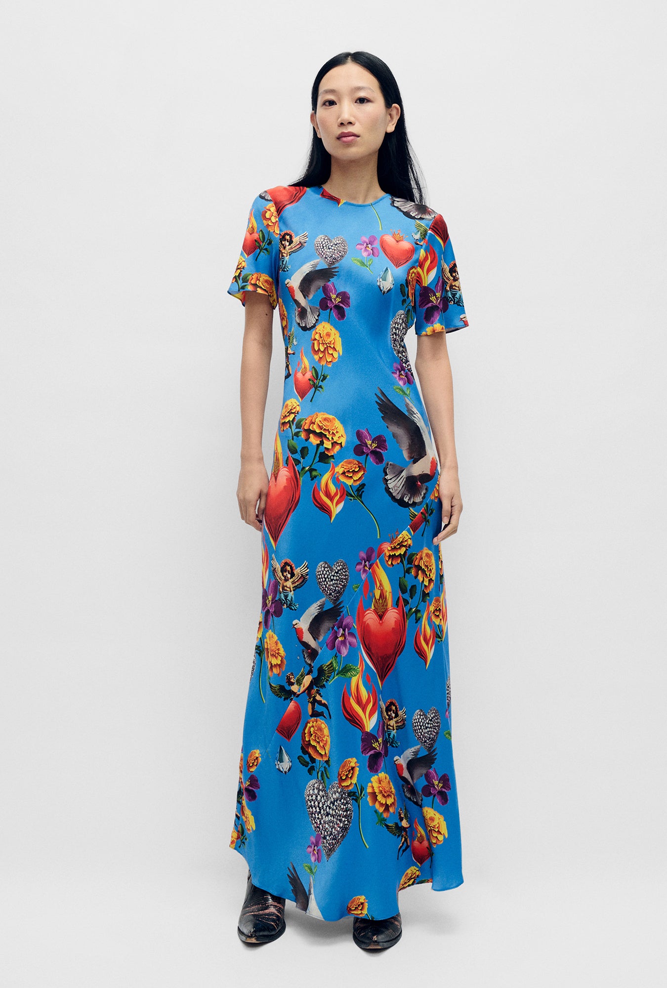 Robe courte biais Dearly Beloved Mirage