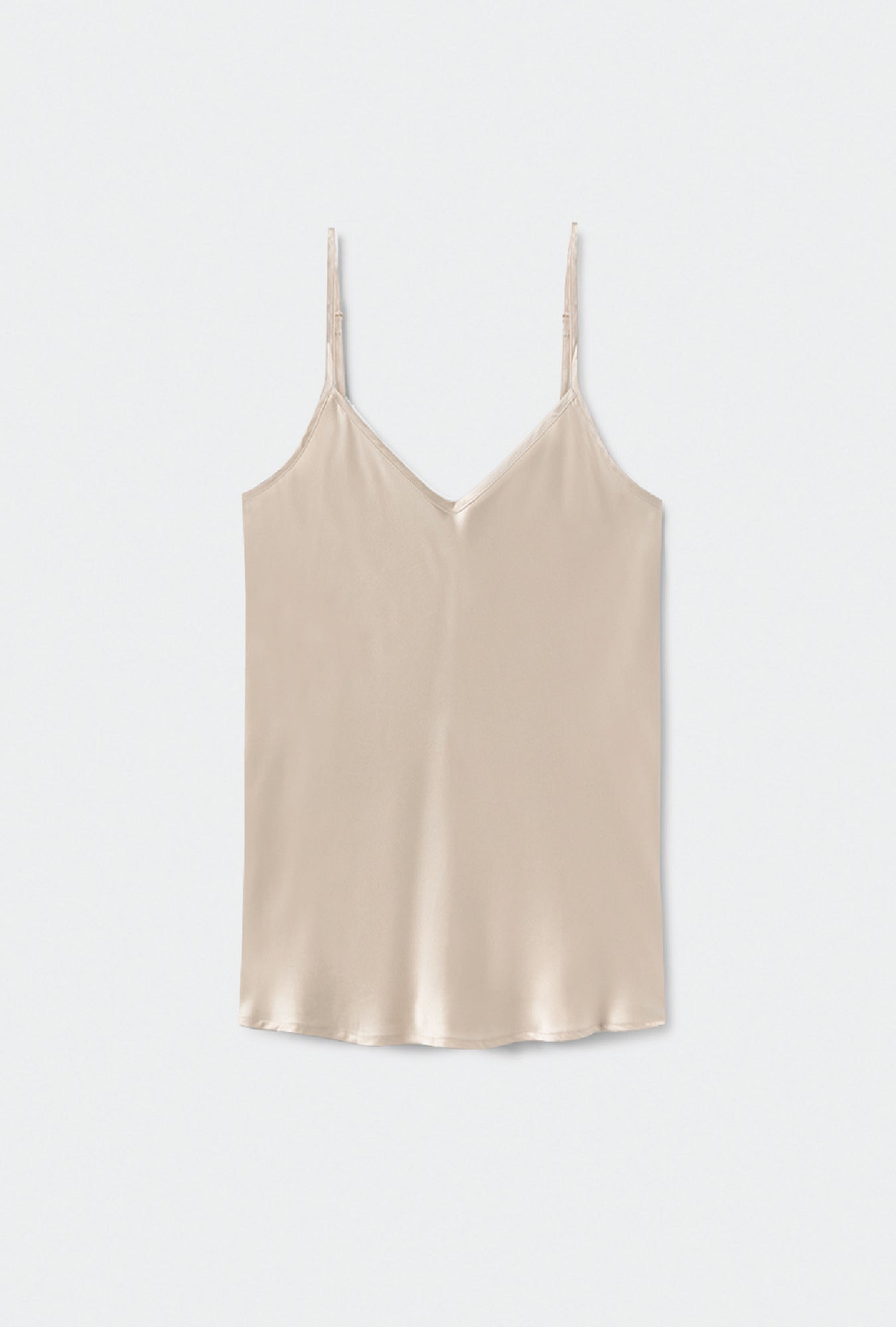 Bias Cut Cami Hazelnut