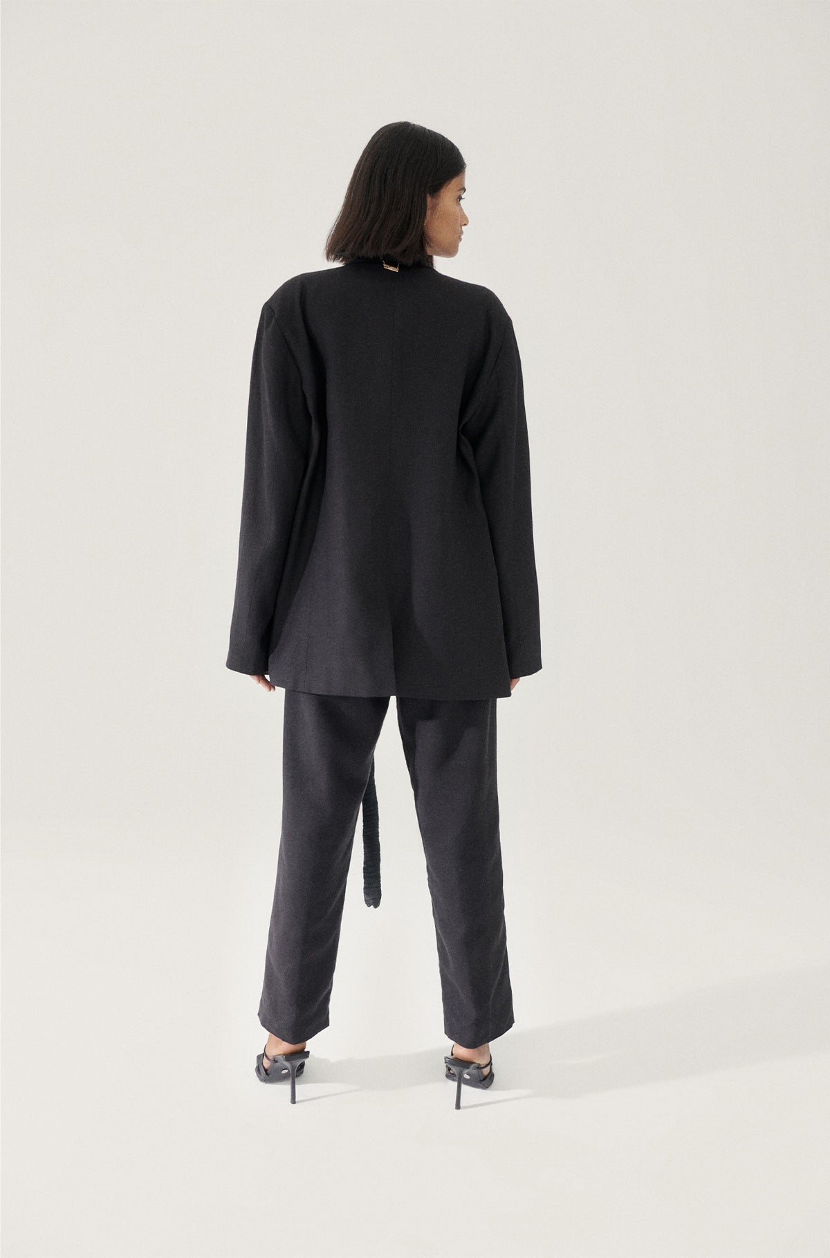 Blazer Miami Noir en Laine de Yack