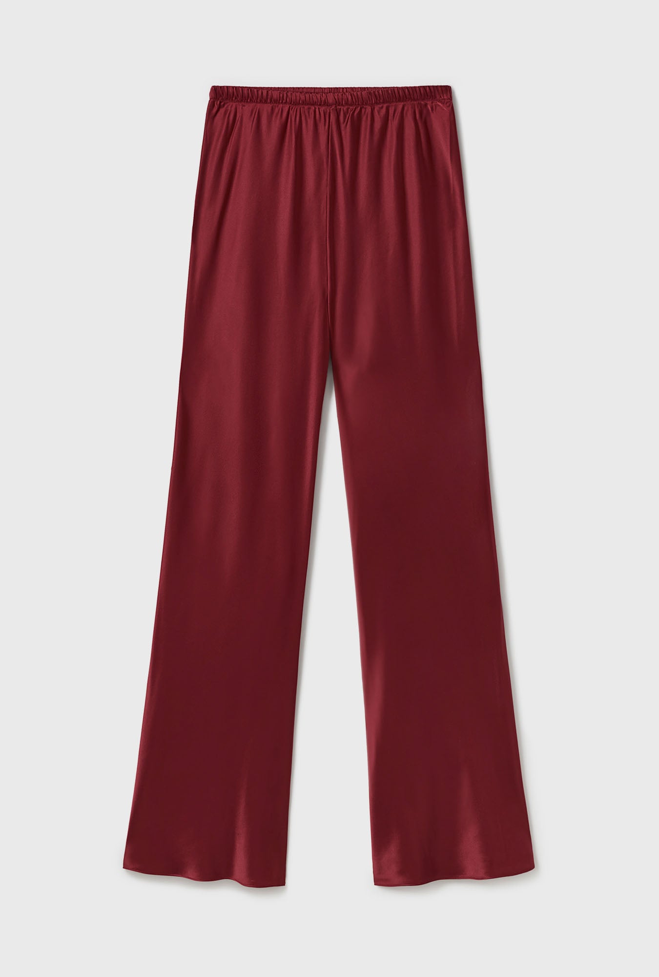 Pantalon Coupe Biais Grenat