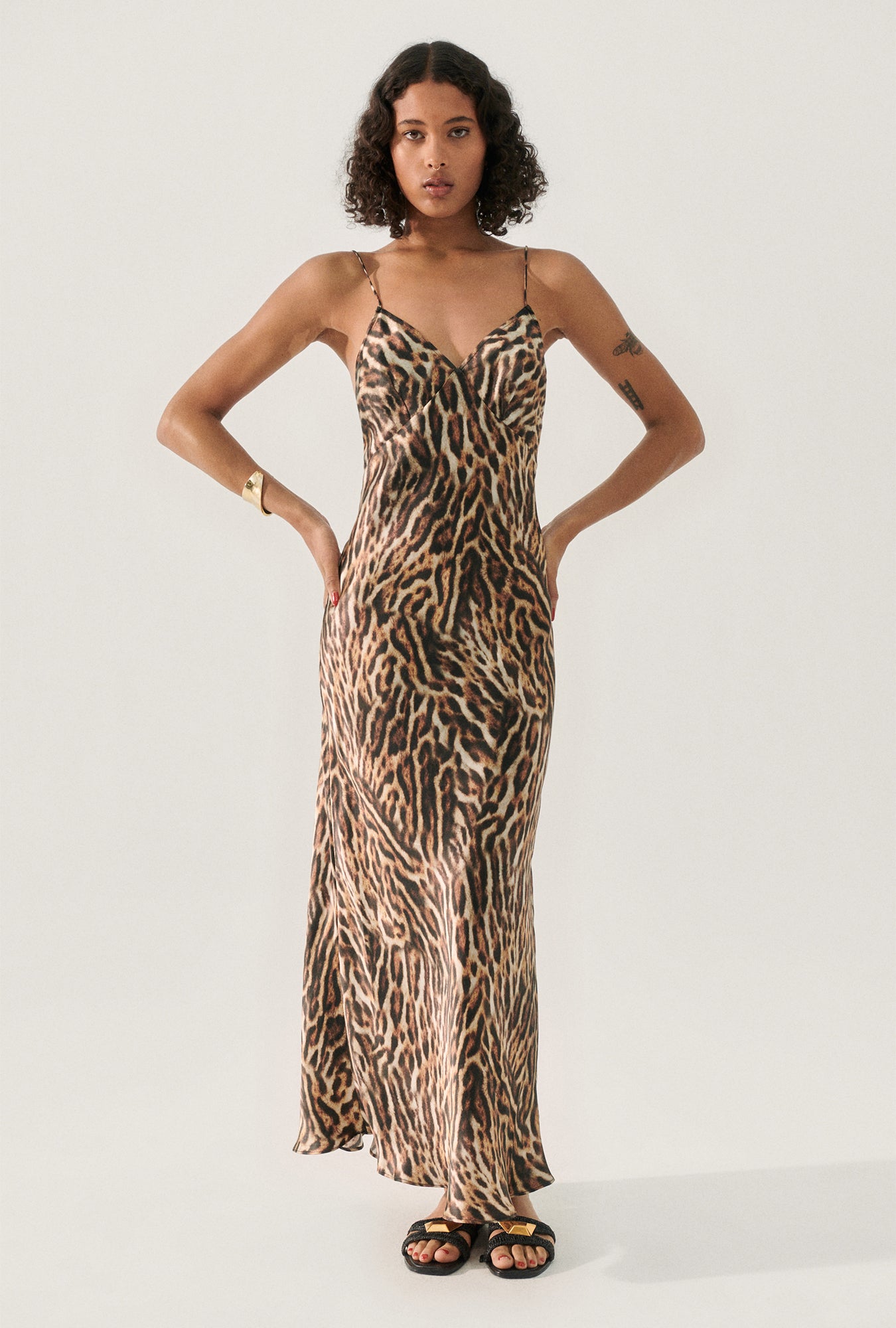 Robe léopard Deco Rouleau