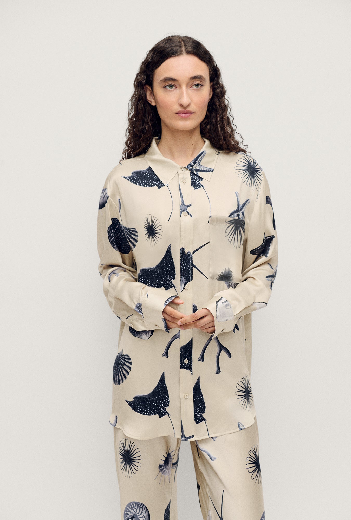 Chemise Boyfriend Coquillages