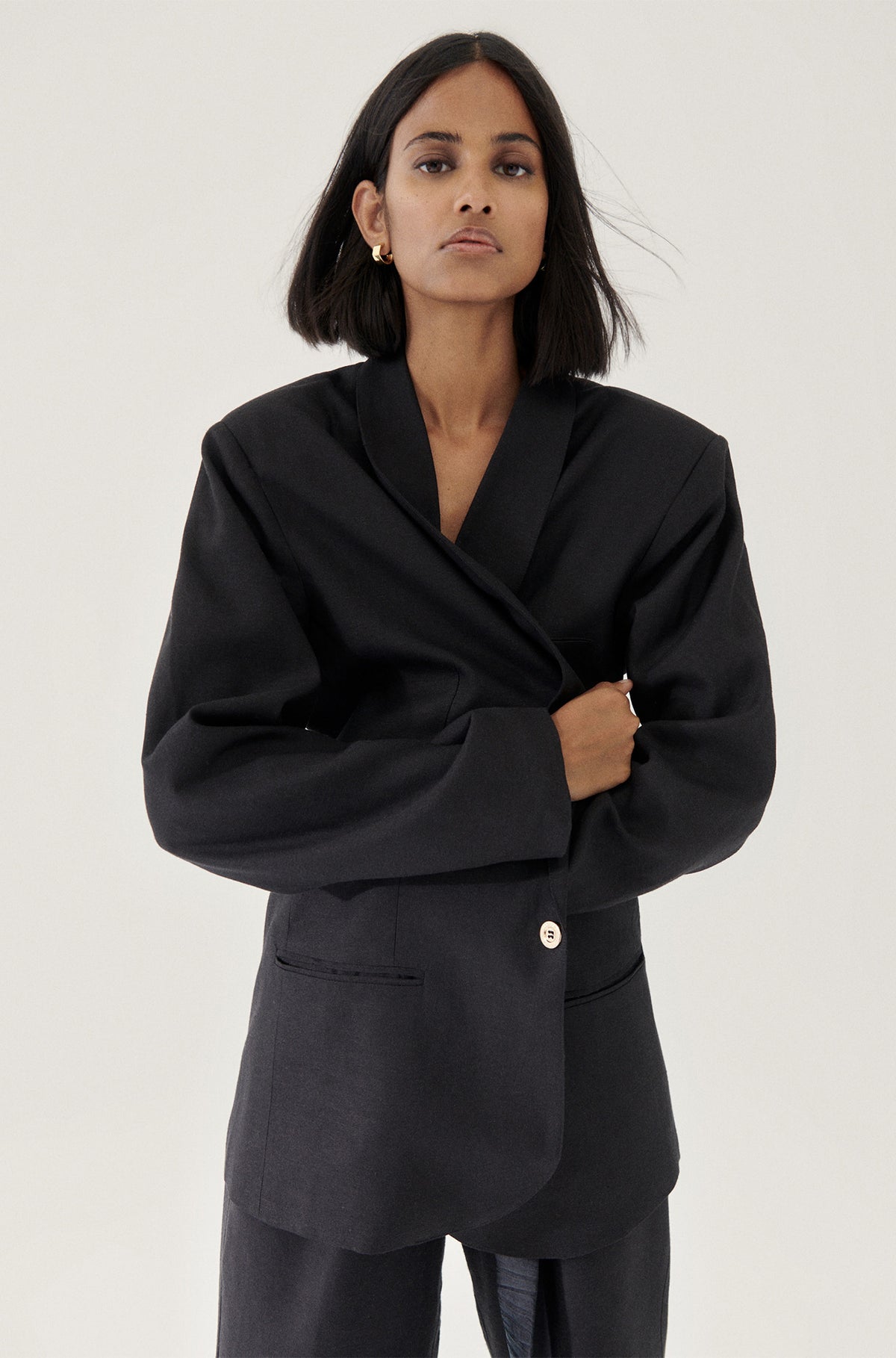 Blazer Miami Noir en Laine de Yack