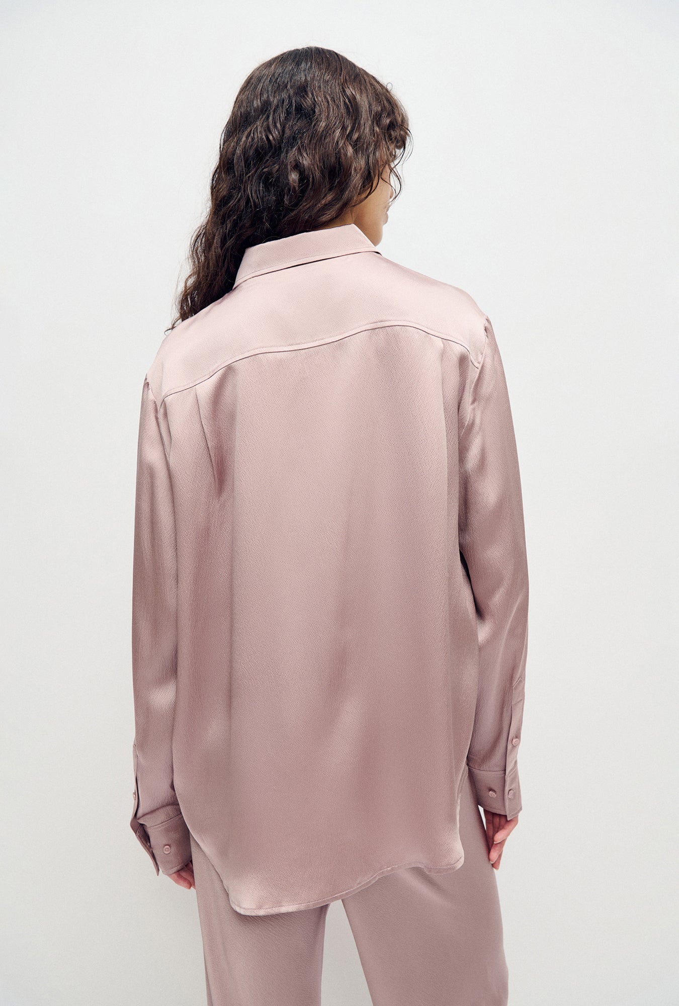 Chemise Boyfriend froncée Lasso
