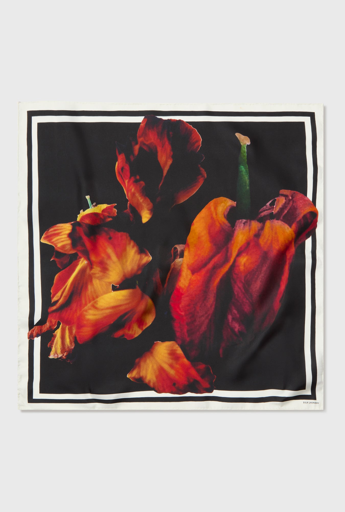 Écharpe en sergé Tulipa noire