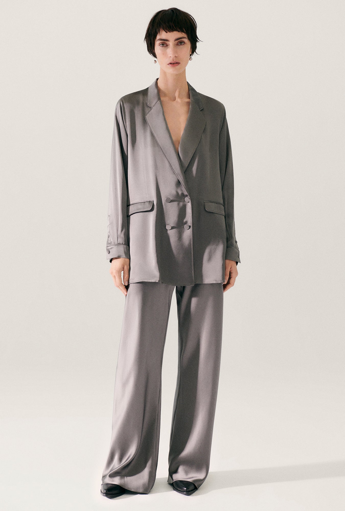 Blazer décontracté Perle Grise