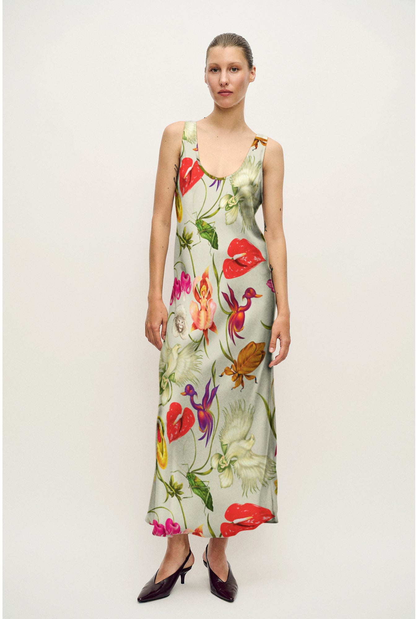 Robe col rond Wonderland