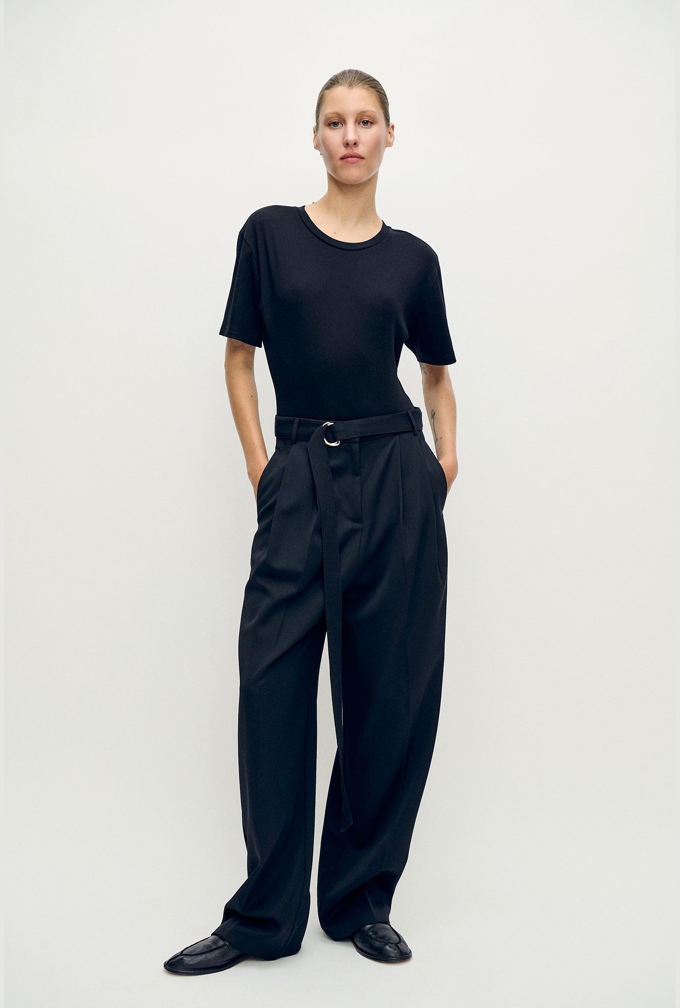 T-shirt body noir
