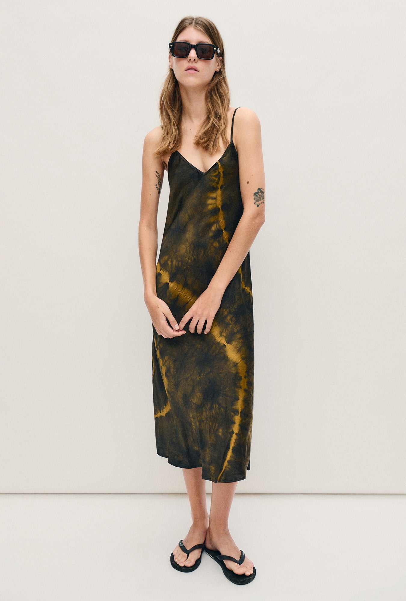 Robe nuisette tie-dye années 90