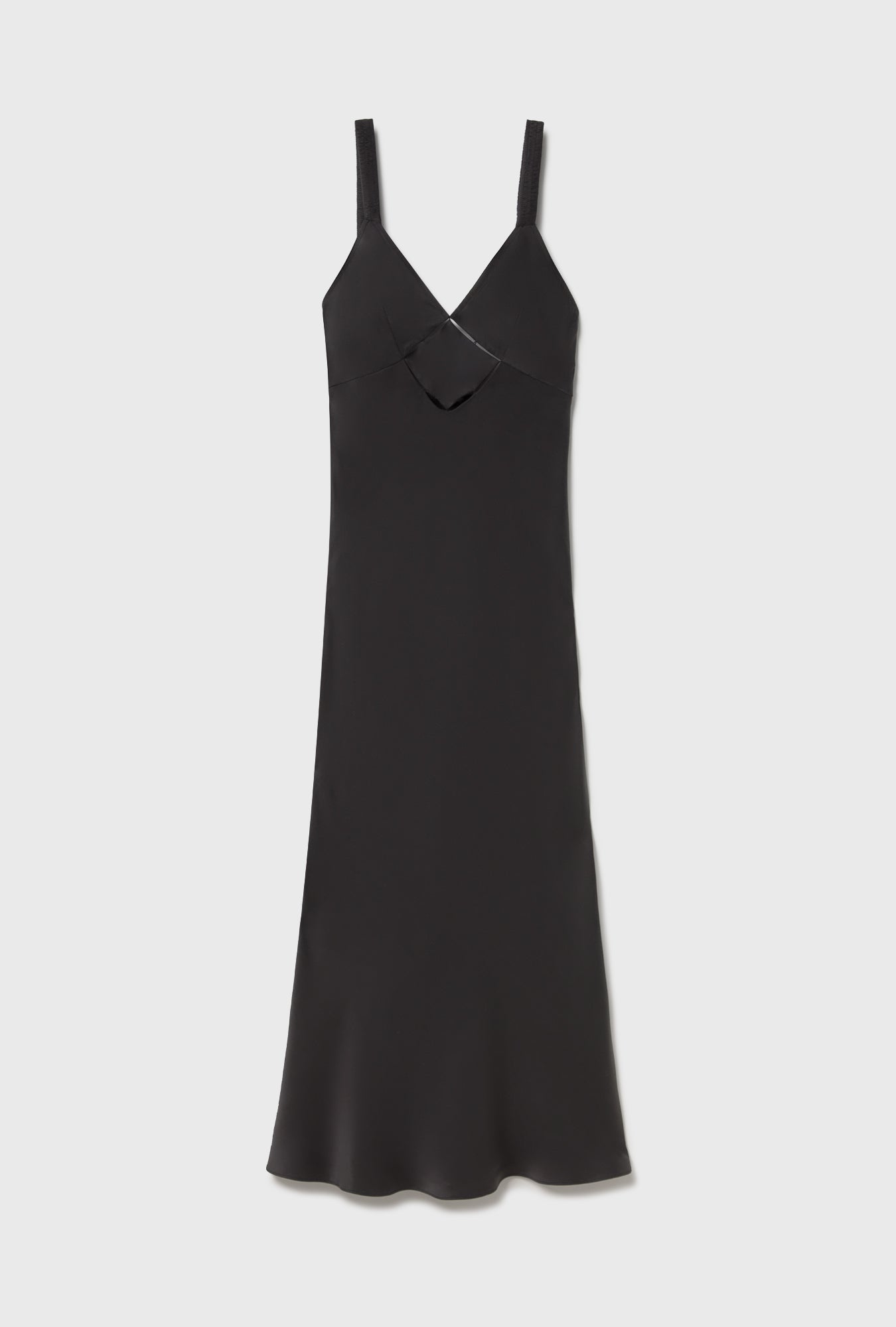Robe froncée Diamond Deco noire