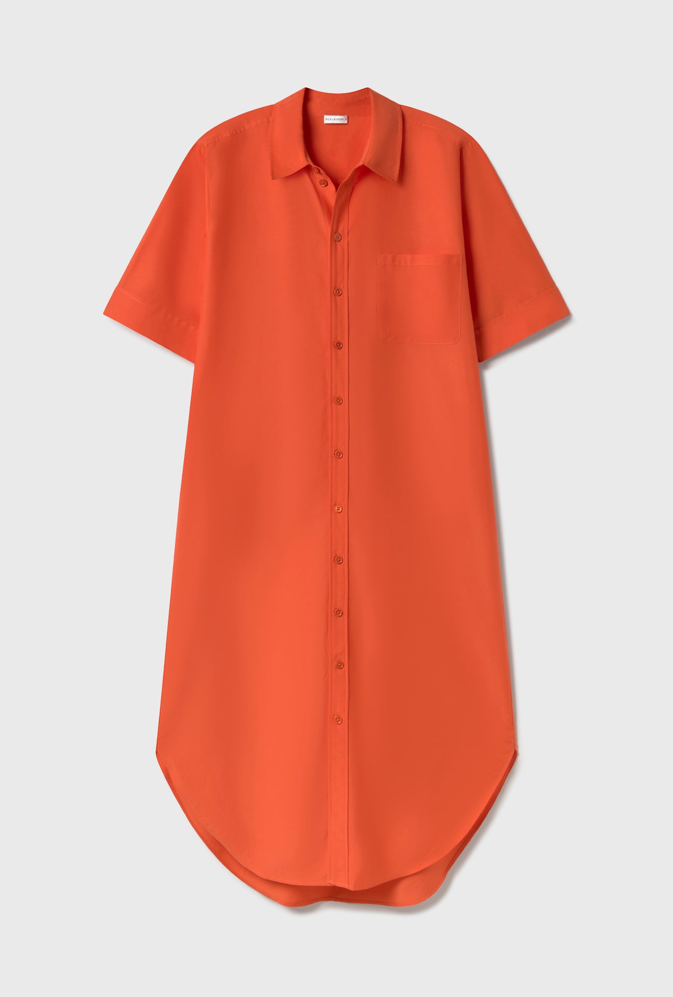 Robe Chemise Boyfriend Manches Courtes Snapper