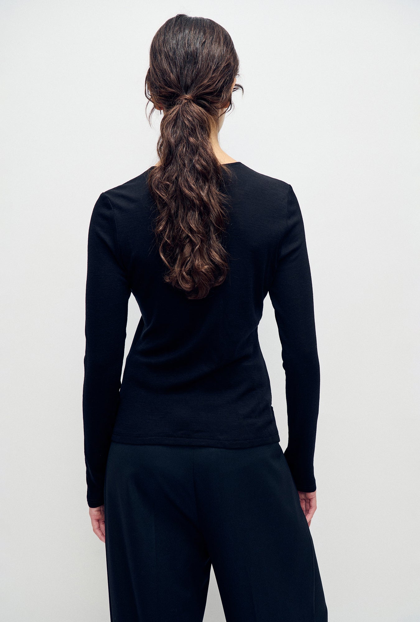 Cardigan Mérinos Noir
