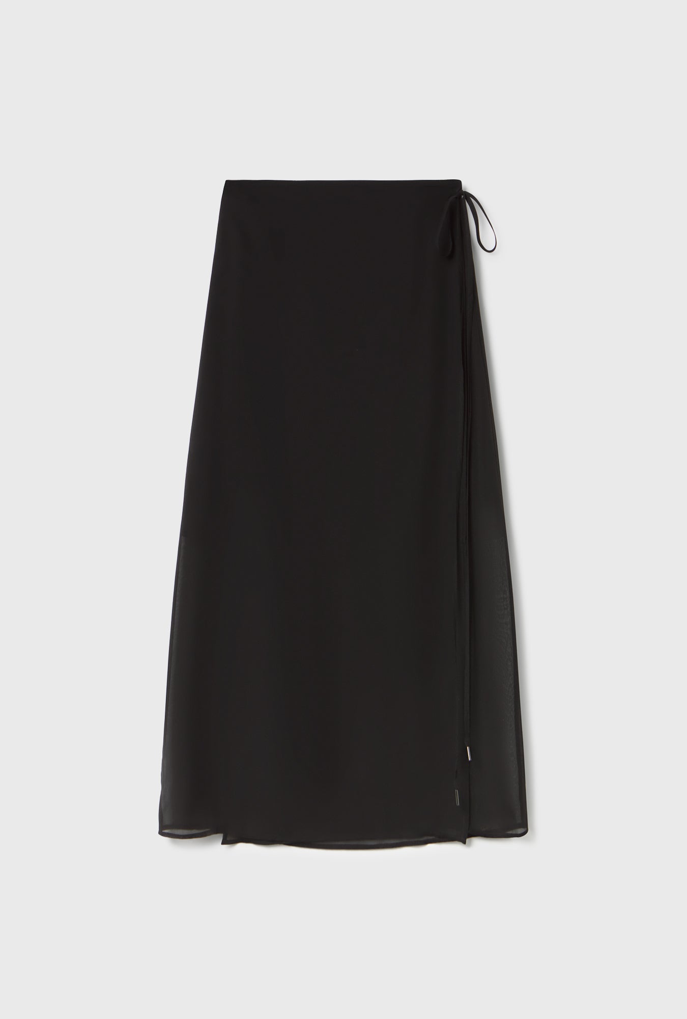 Jupe portefeuille noire