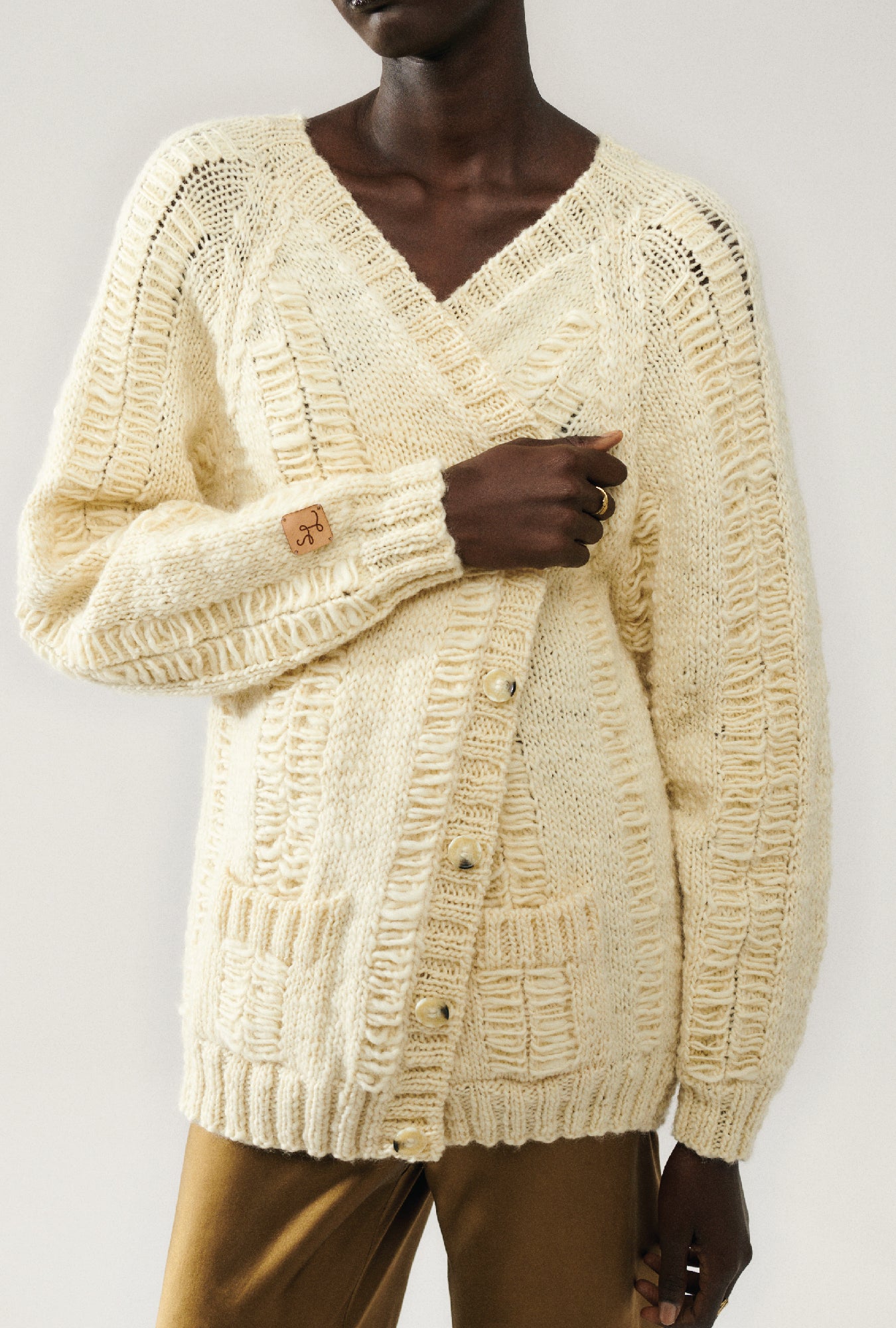 Le gilet Big G crème