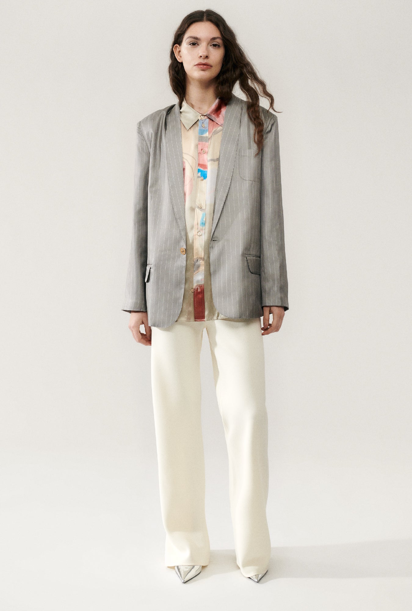 Blazer Miami sergé rayures craie Moon
