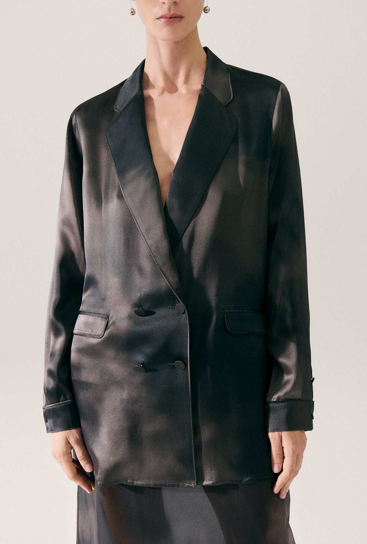 Relaxed Blazer Smoke