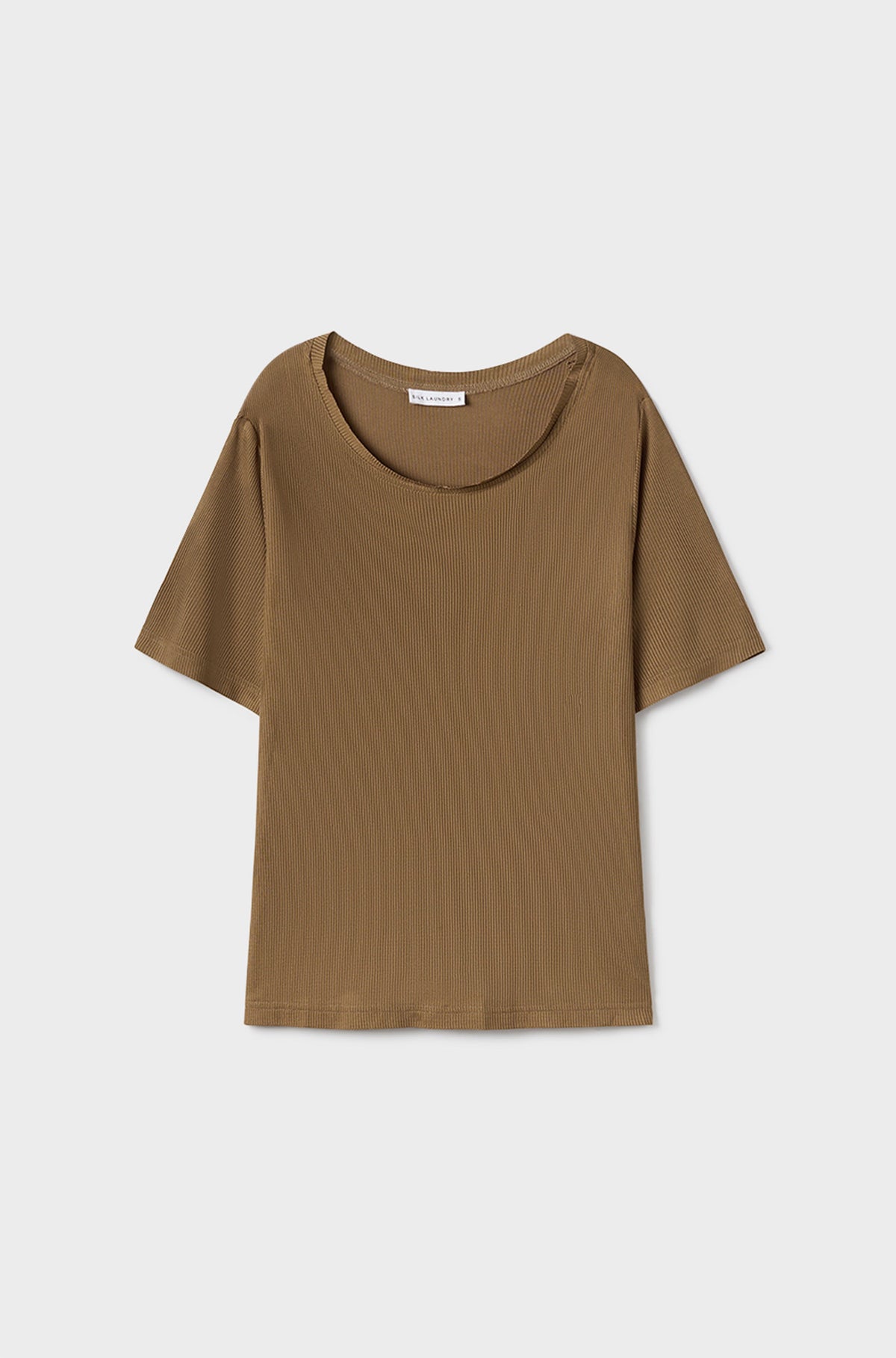 T-shirt côtelé kangourou