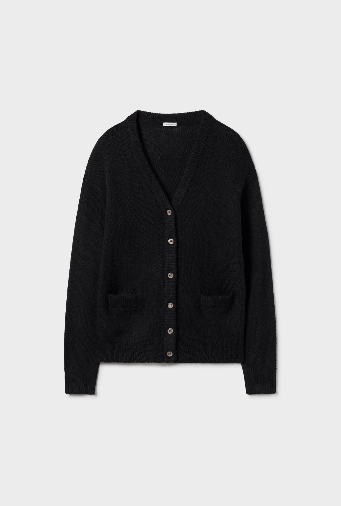 Gilet ample en alpaga noir