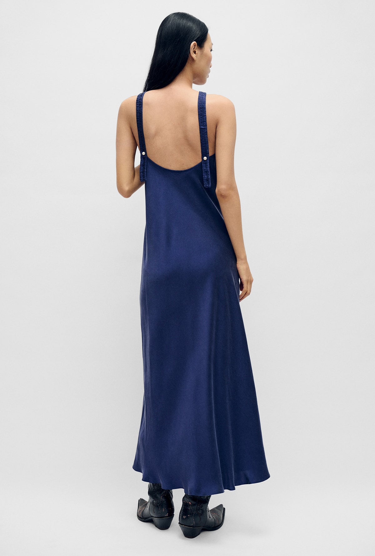 Robe Déco Froncée Pluie Pourpre