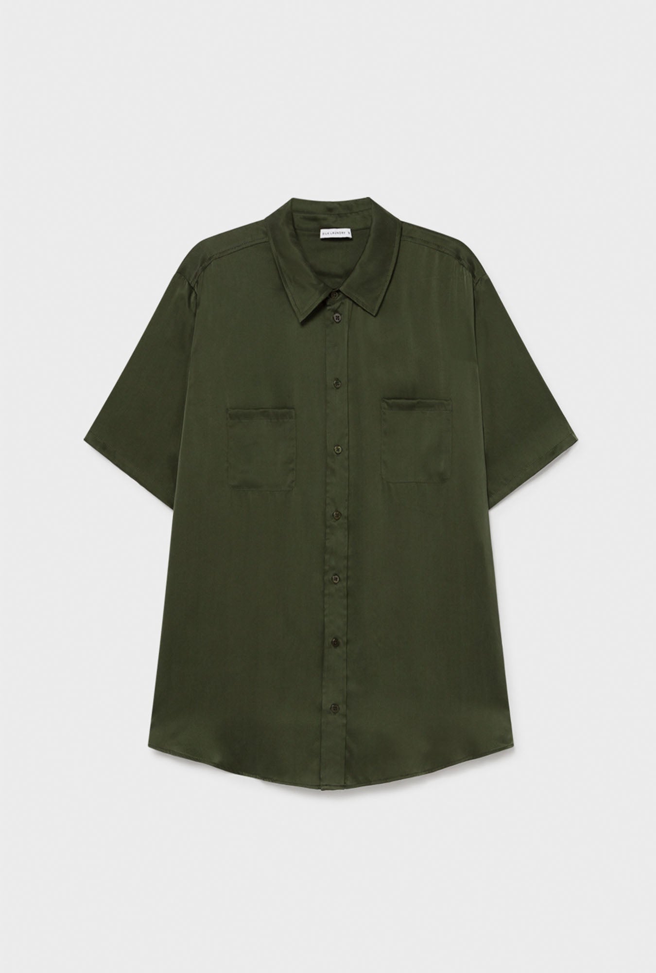 Chemise Boyfriend à Manches Courtes Cèdre