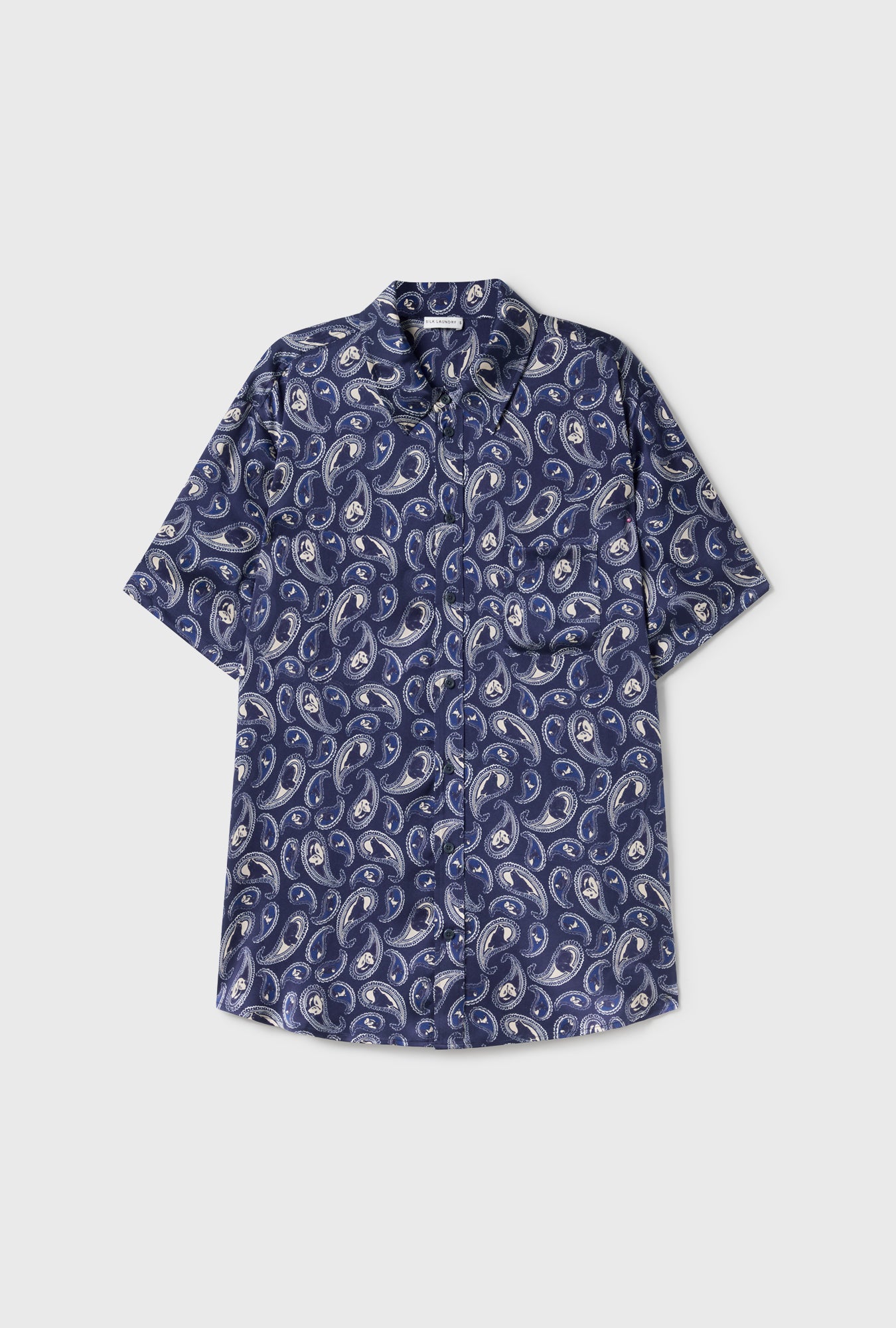 Chemise Boyfriend Manches Courtes Hounds Paisley