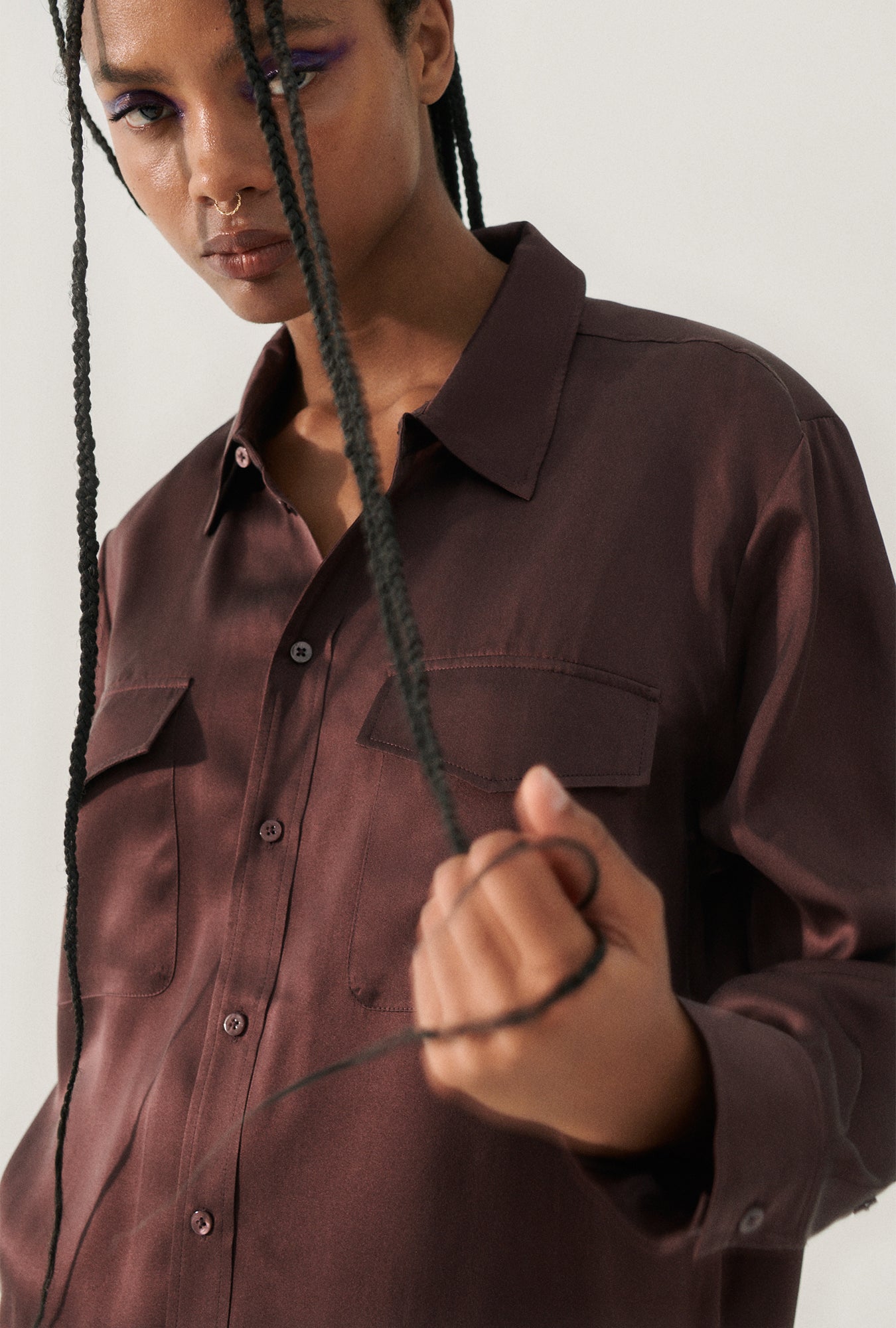 Chemise ample Cacao