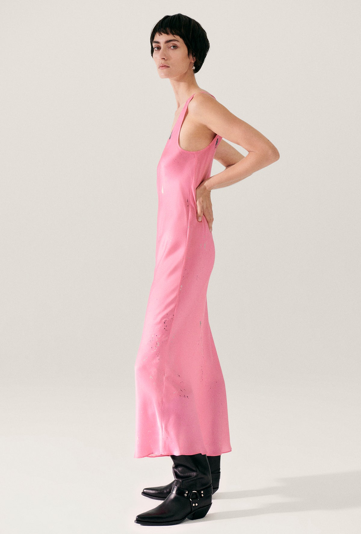 Robe à col dégagé Lavage en machine