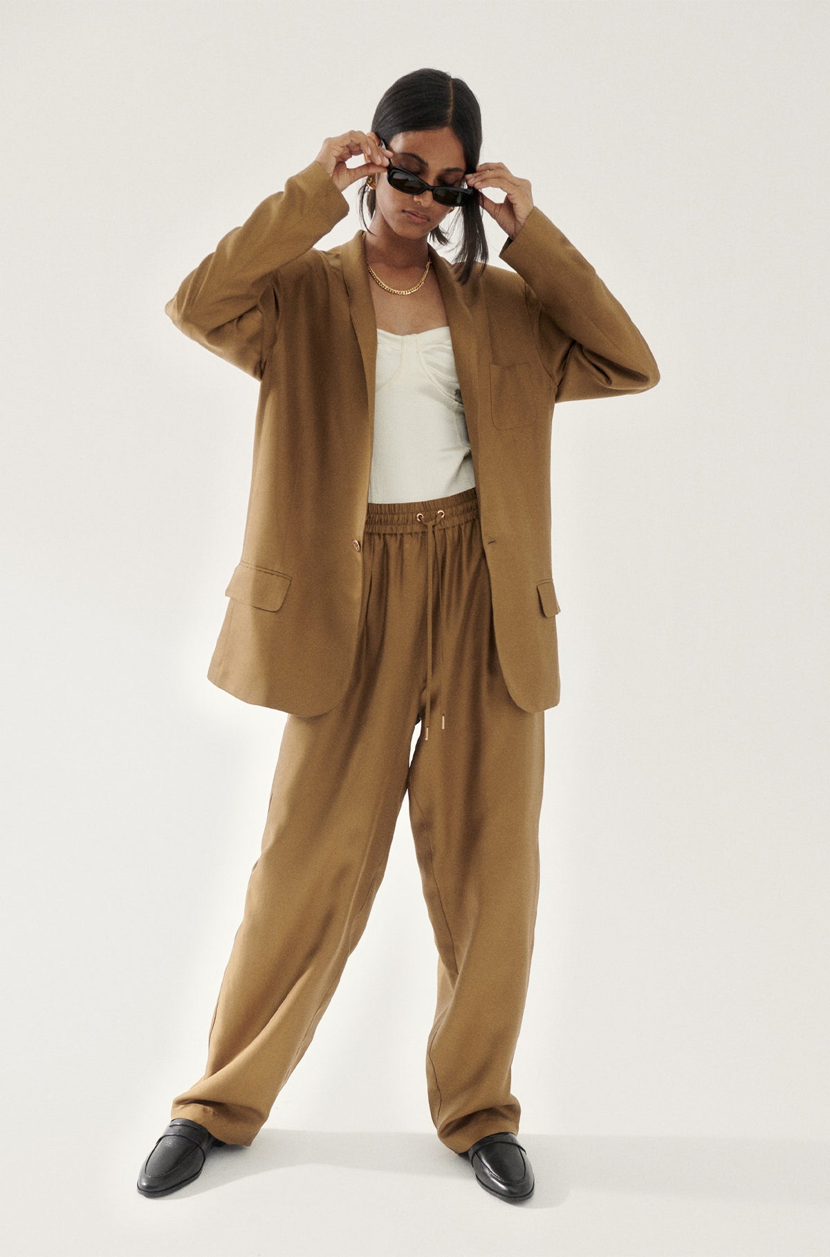 Pantalon Slouch en sergé Kangaroo