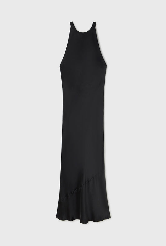 Robe asymétrique noire