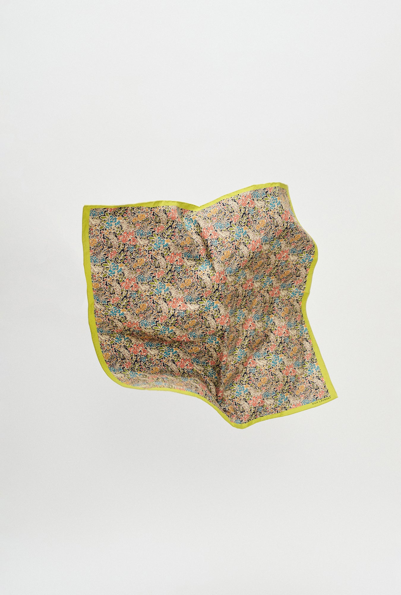 Foulard en twill Fleurs sucrées