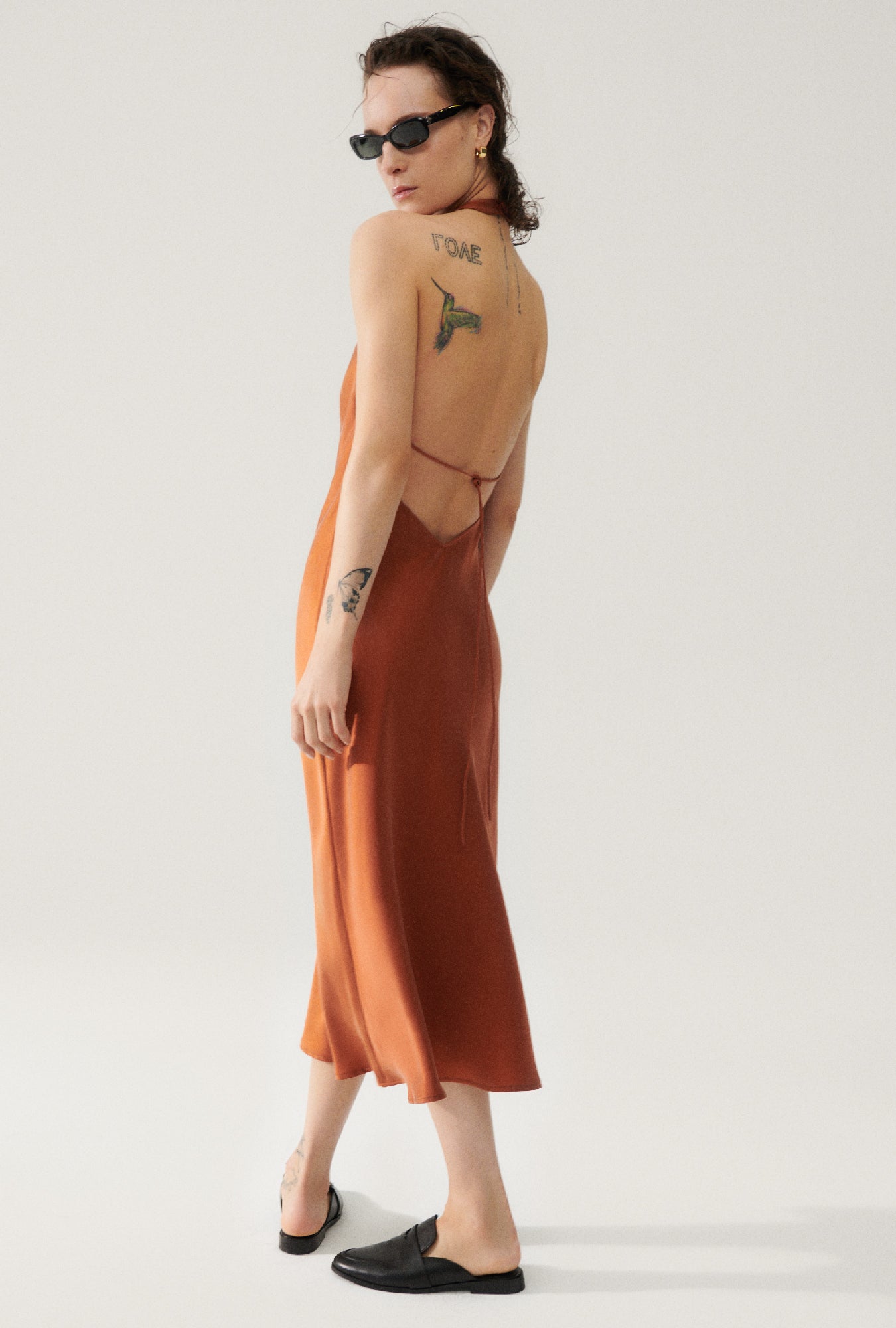 Robe Halter Ombre