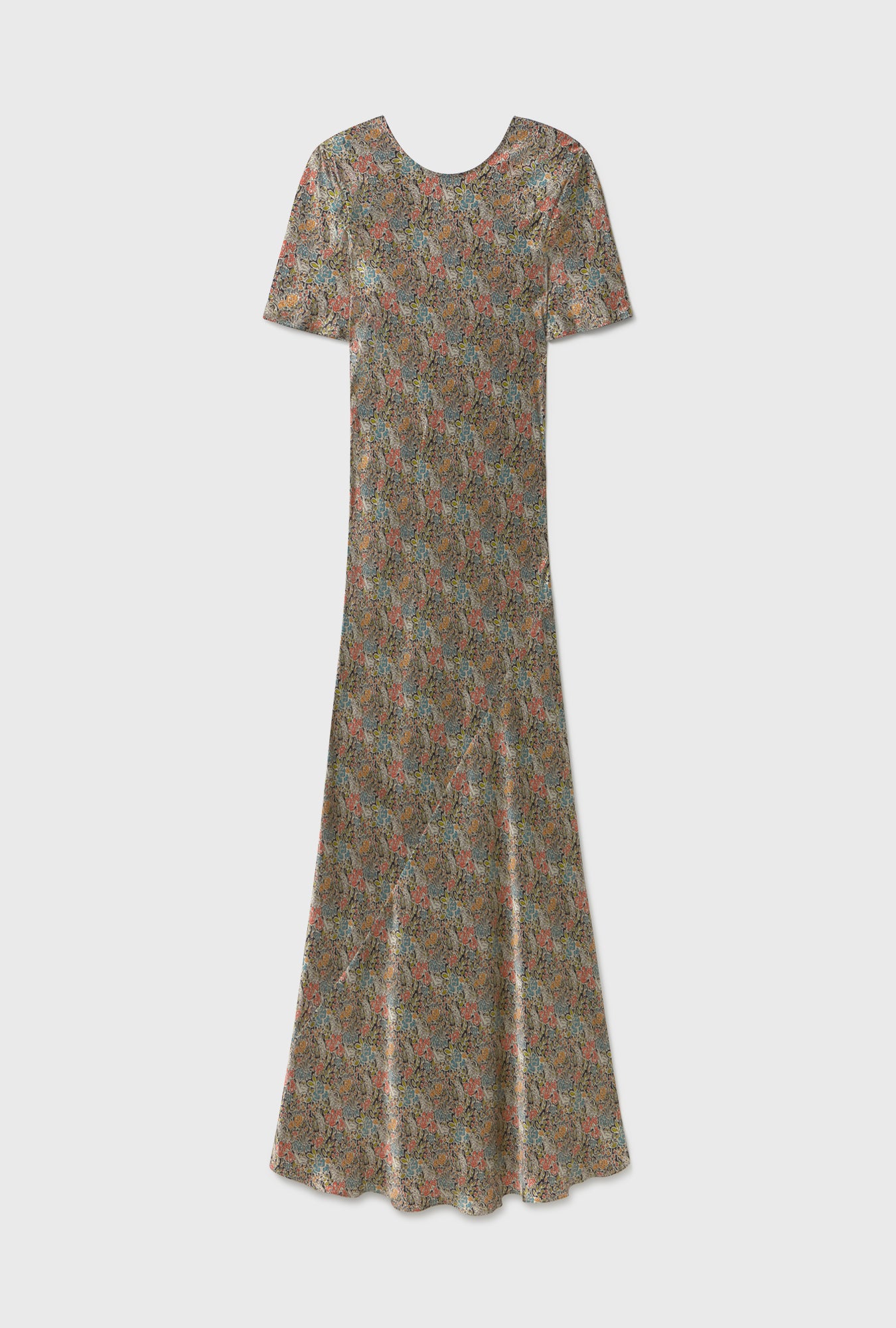 Robe biaisée à manches courtes - Imprimé fleuri Sugar