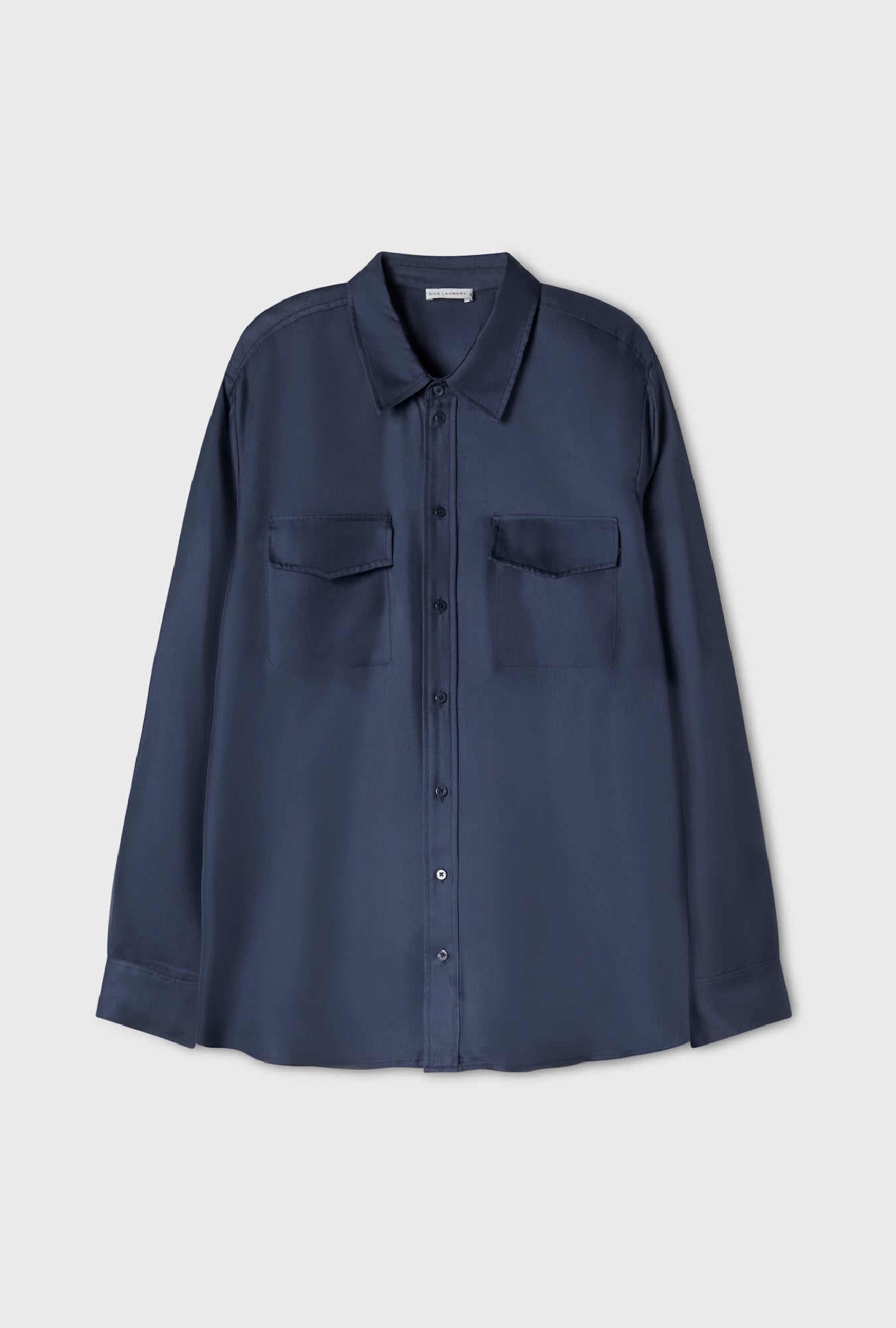 Chemise Boyfriend en twill Midnight