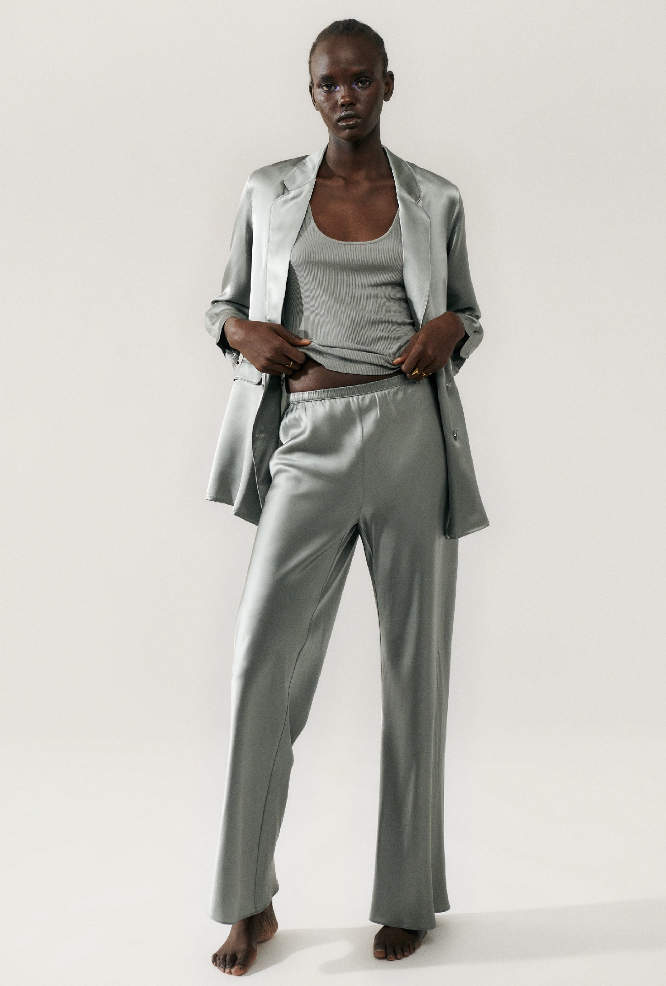 Pantalon coupe en biais Moon