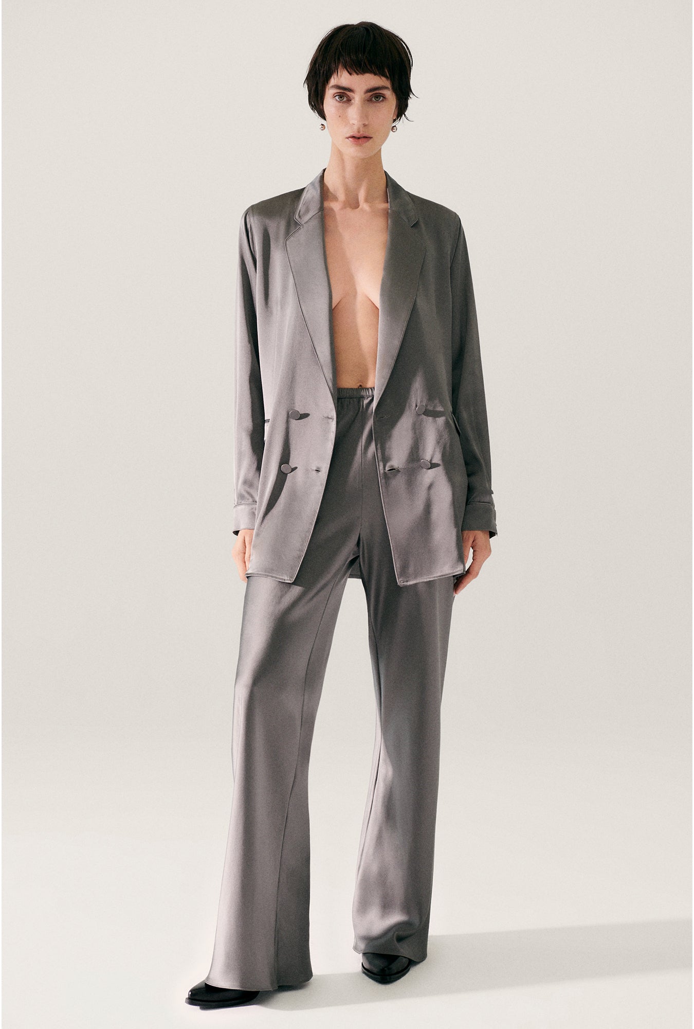 Blazer décontracté Perle Grise