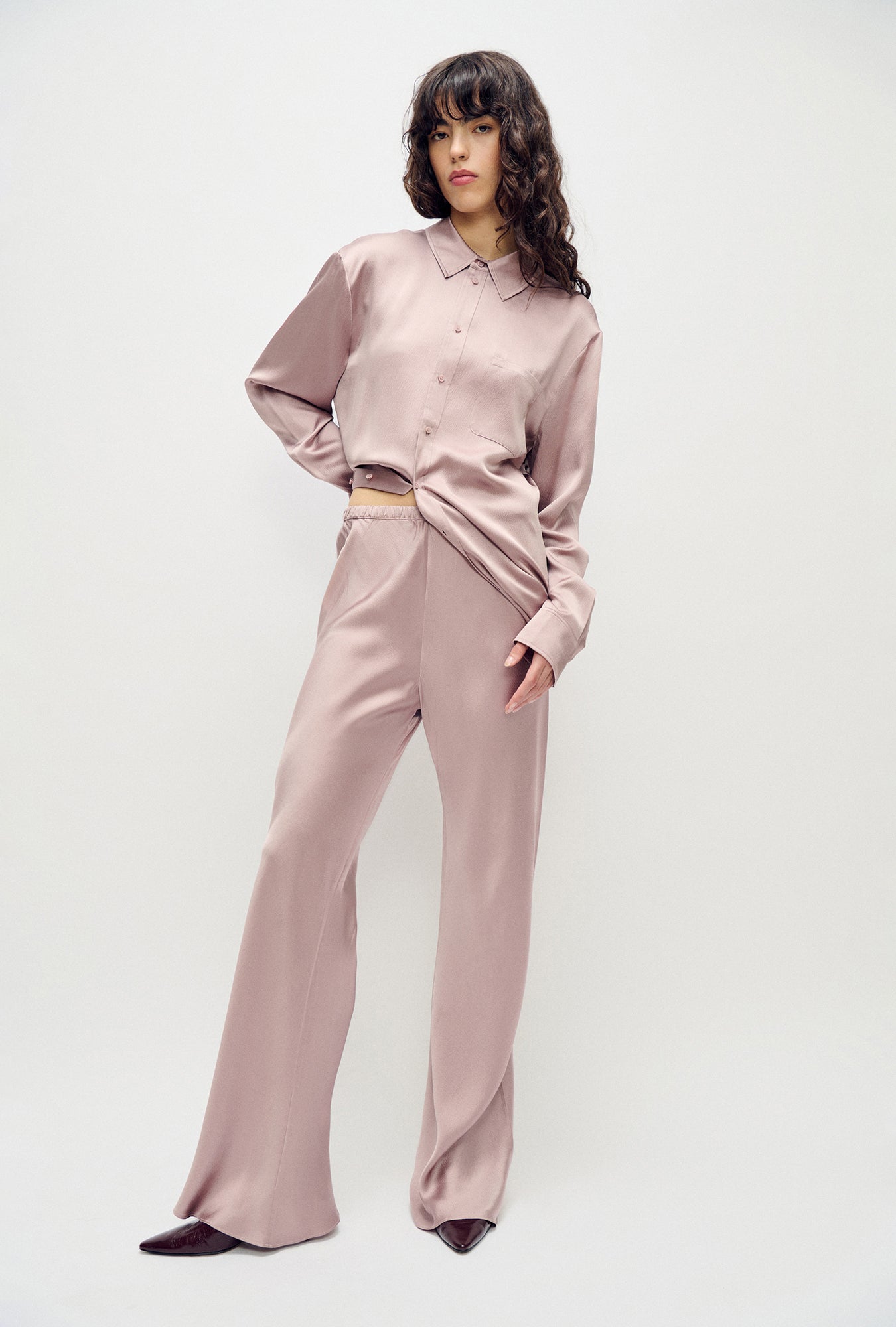 Pantalon Lasso en biais martelé