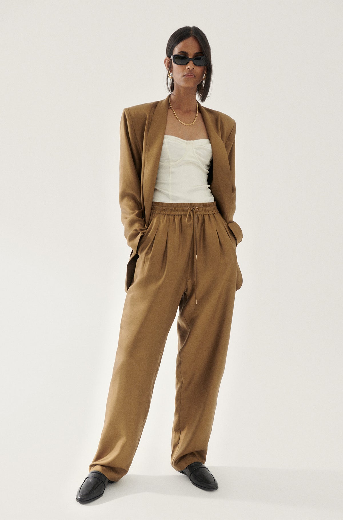 Pantalon Slouch en sergé Kangaroo