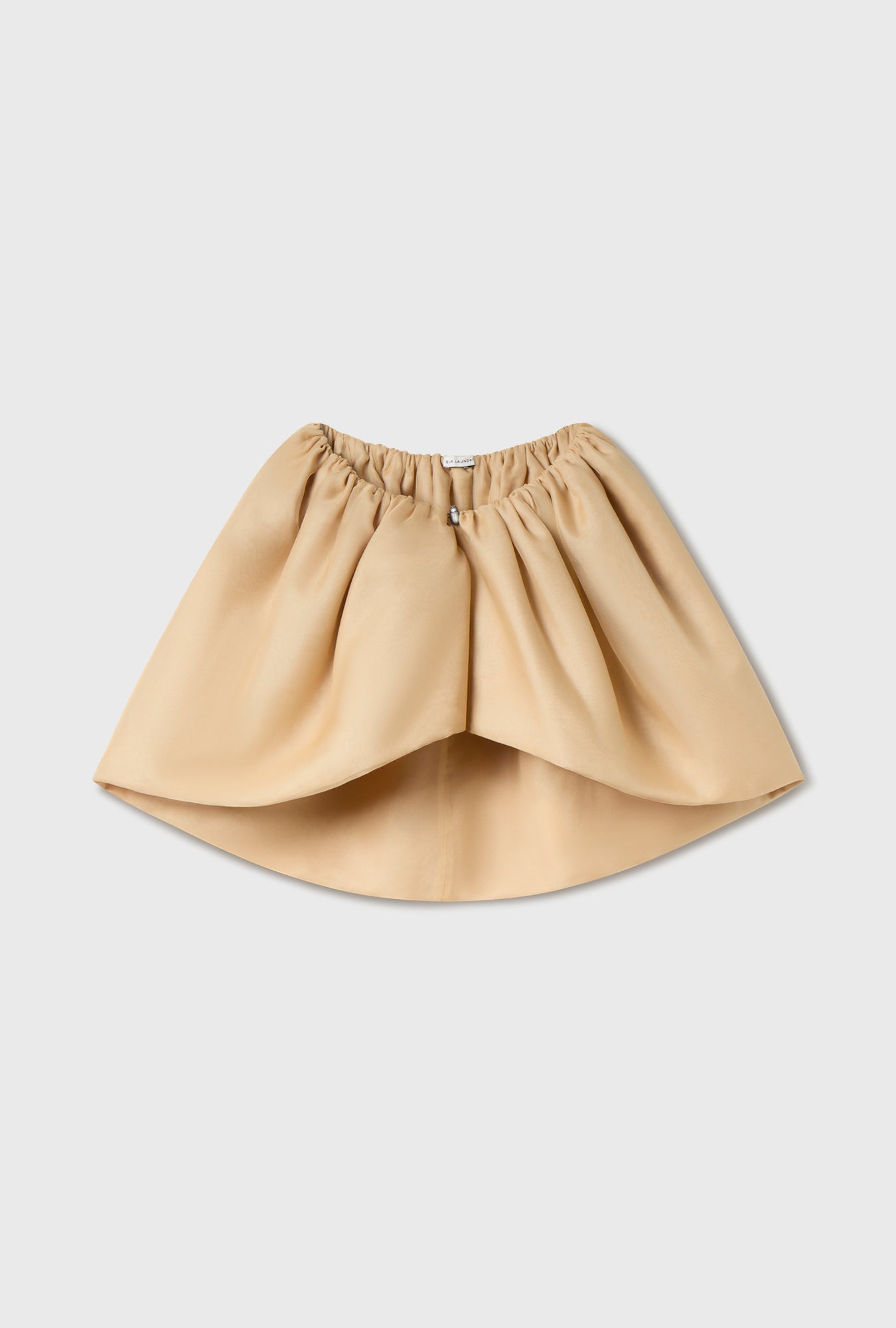 Cape en organza beige