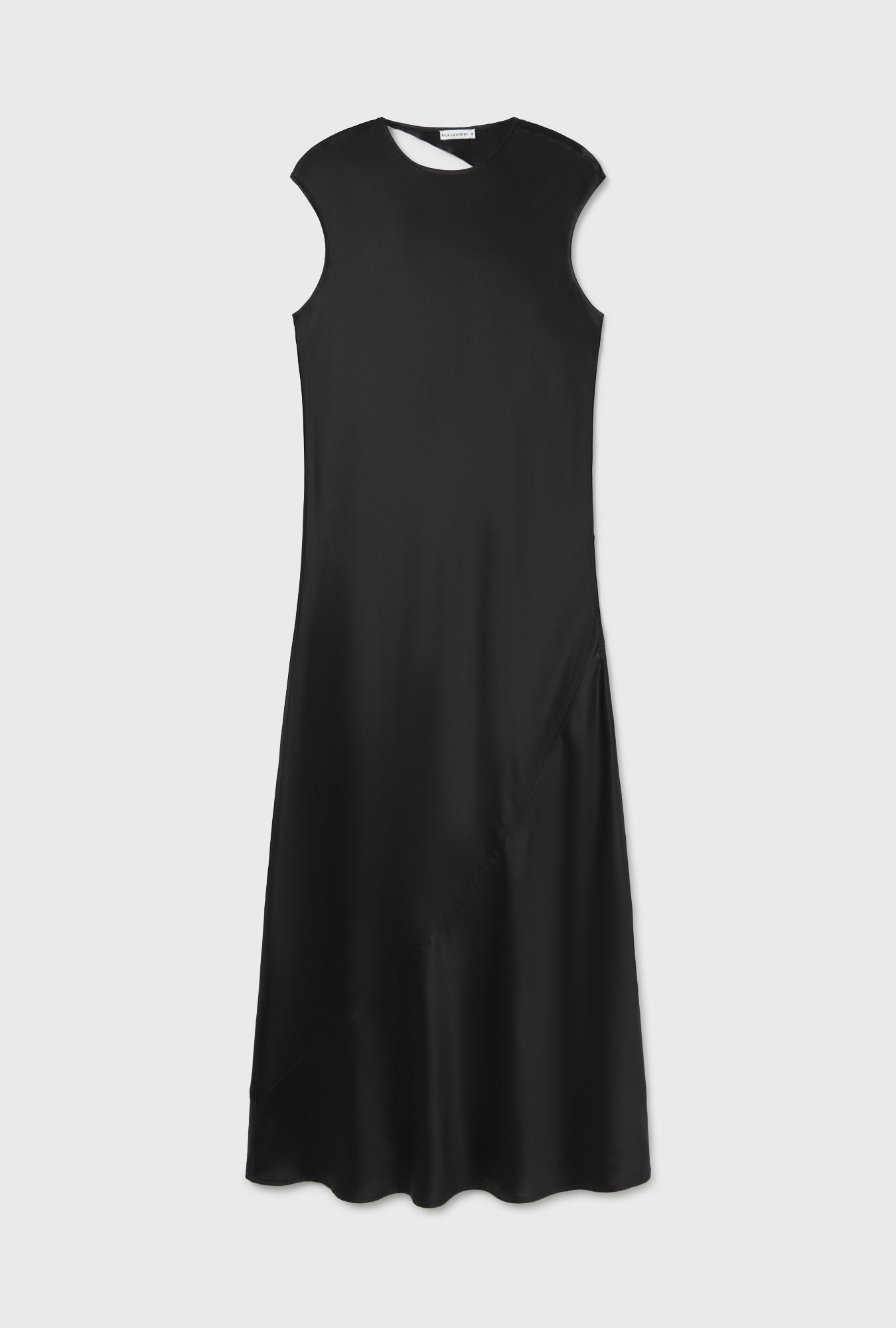 Robe drapée noire