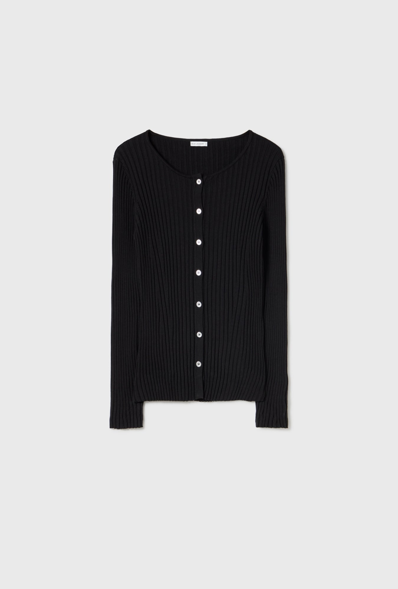 Cardigan côtelé noir