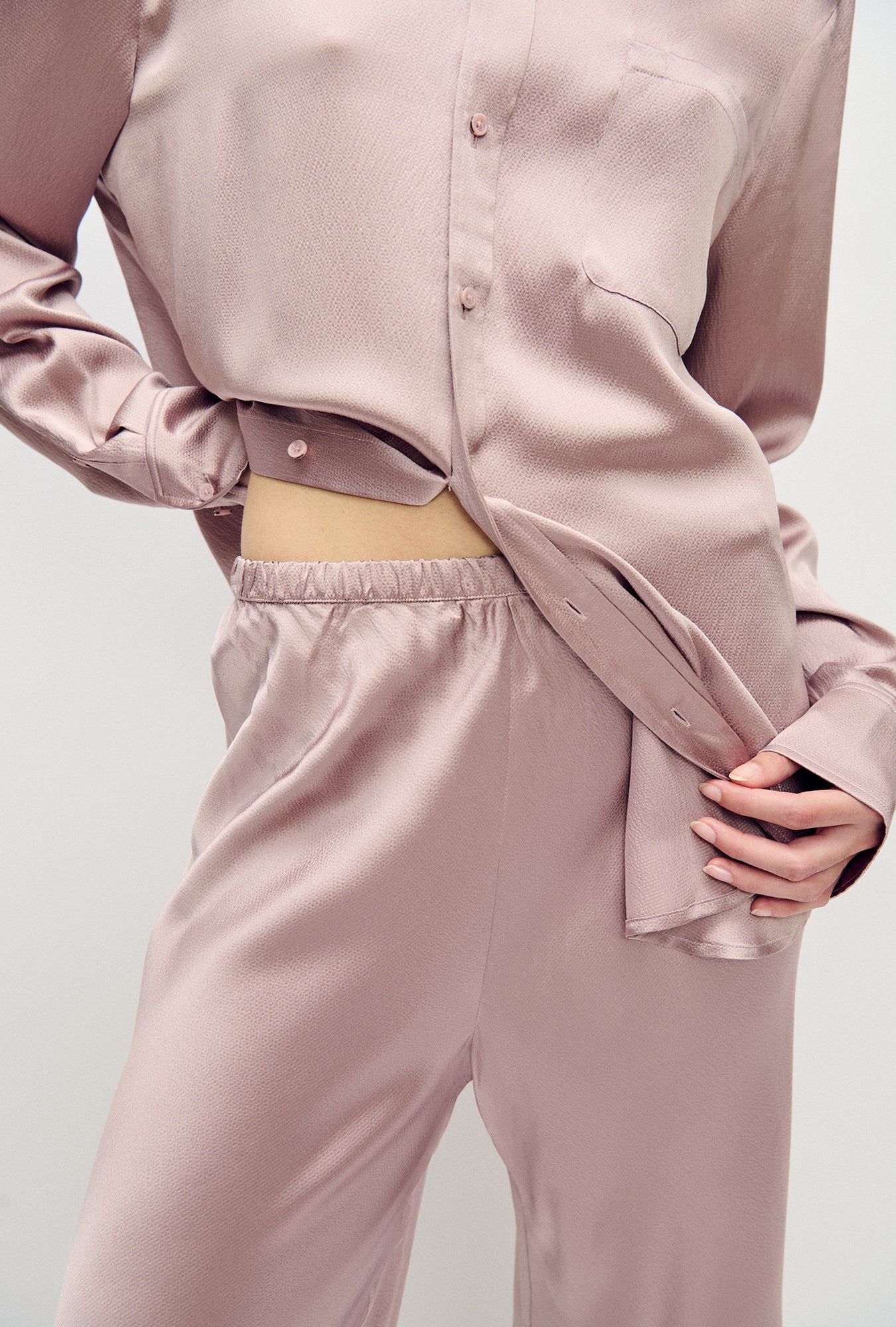 Pantalon Lasso en biais martelé