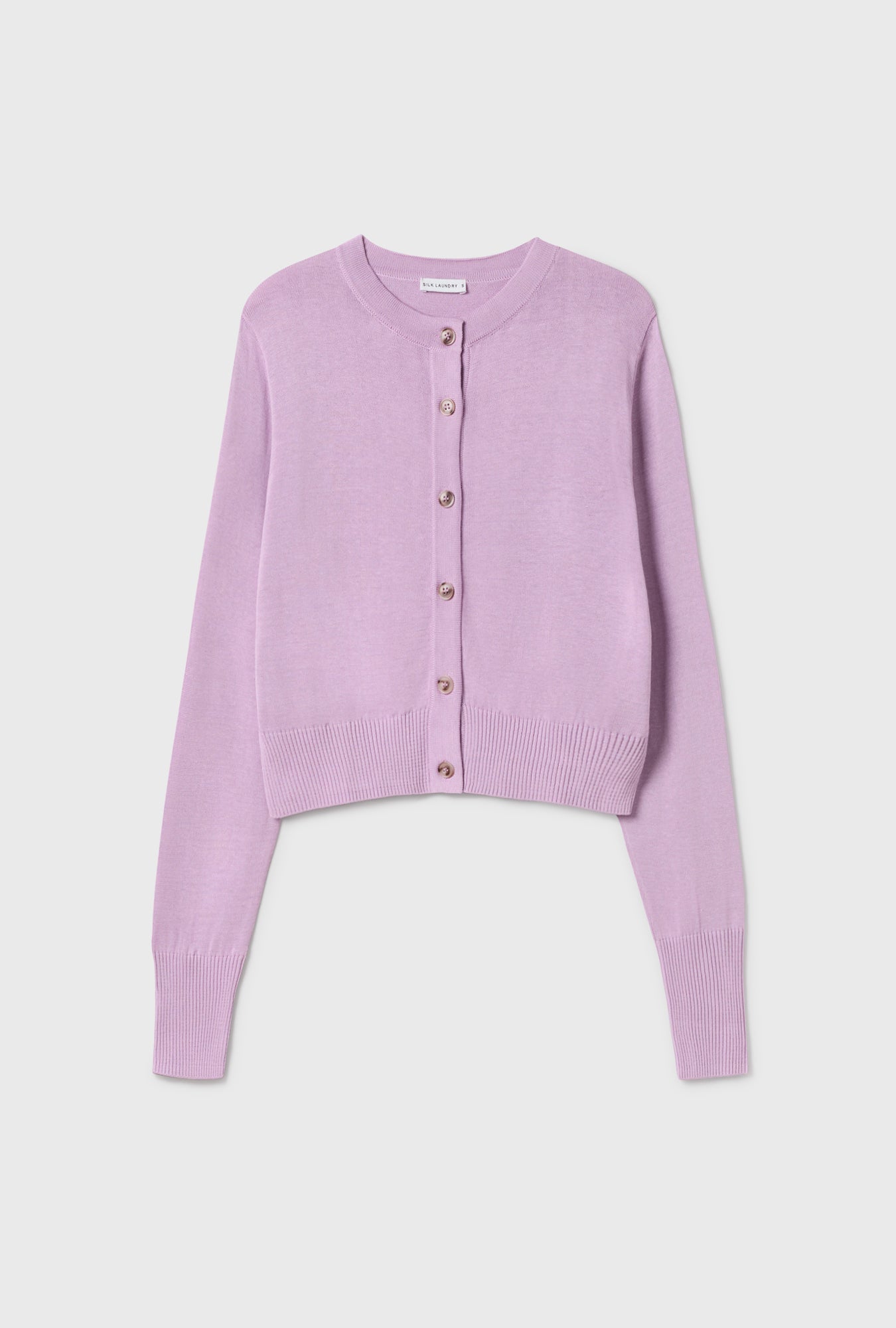 Gilet court lilas