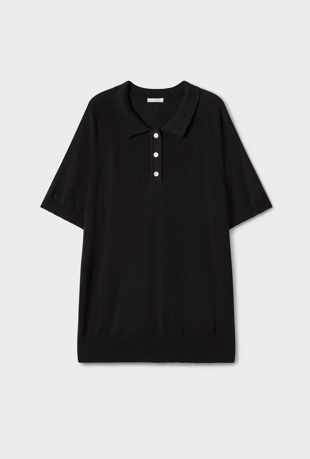 Polo Raglan Noir
