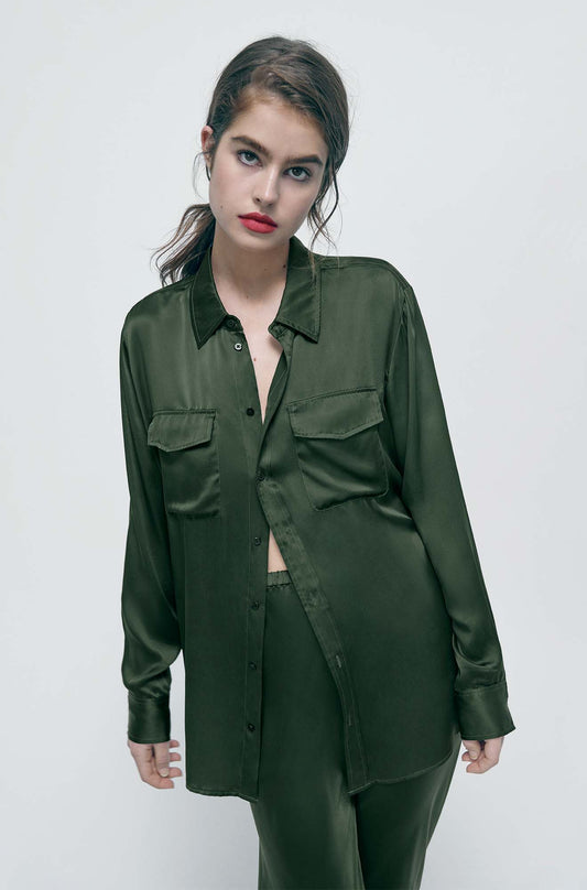 Chemise Boyfriend Cèdre