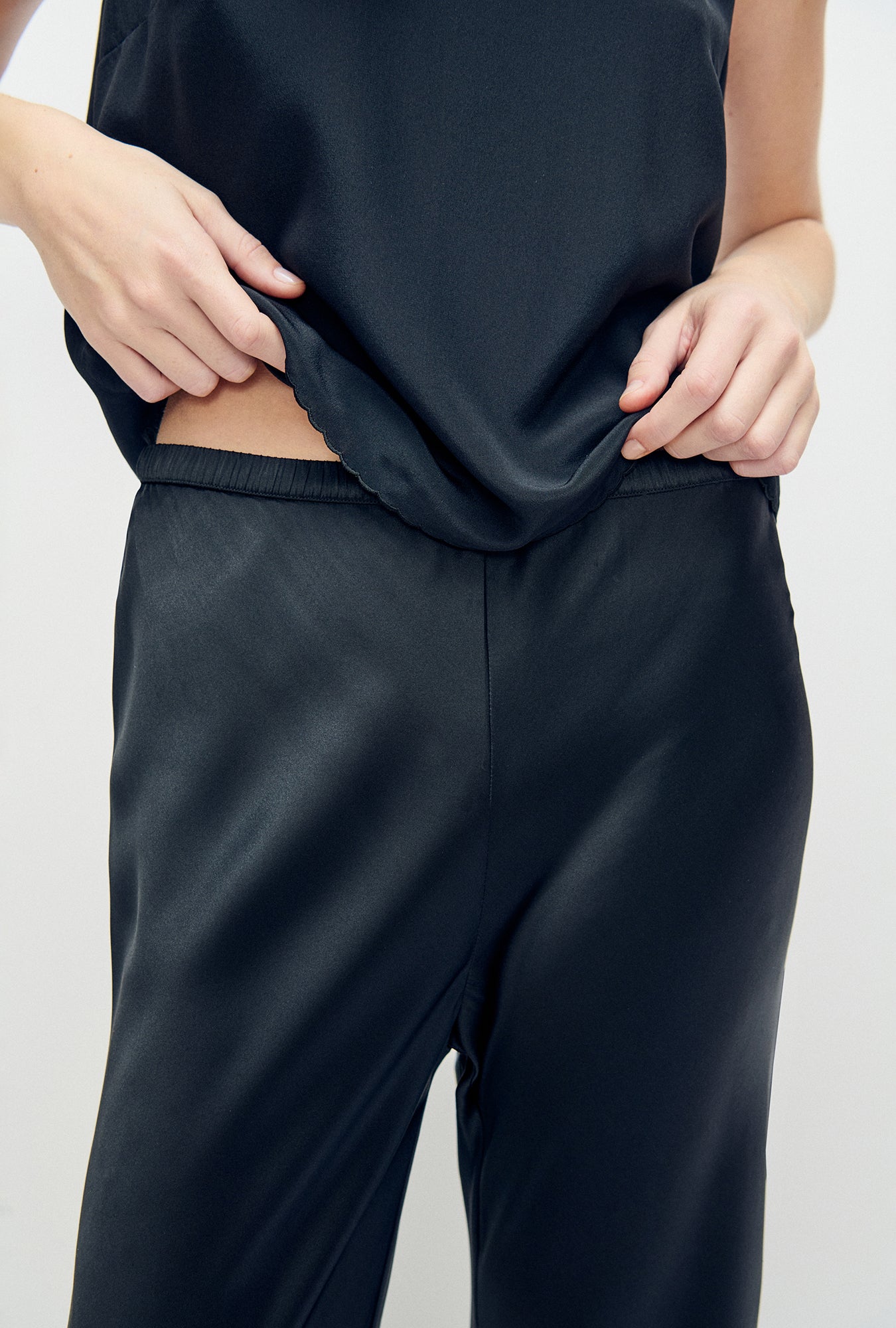 CDC Bias Cut Pants Black