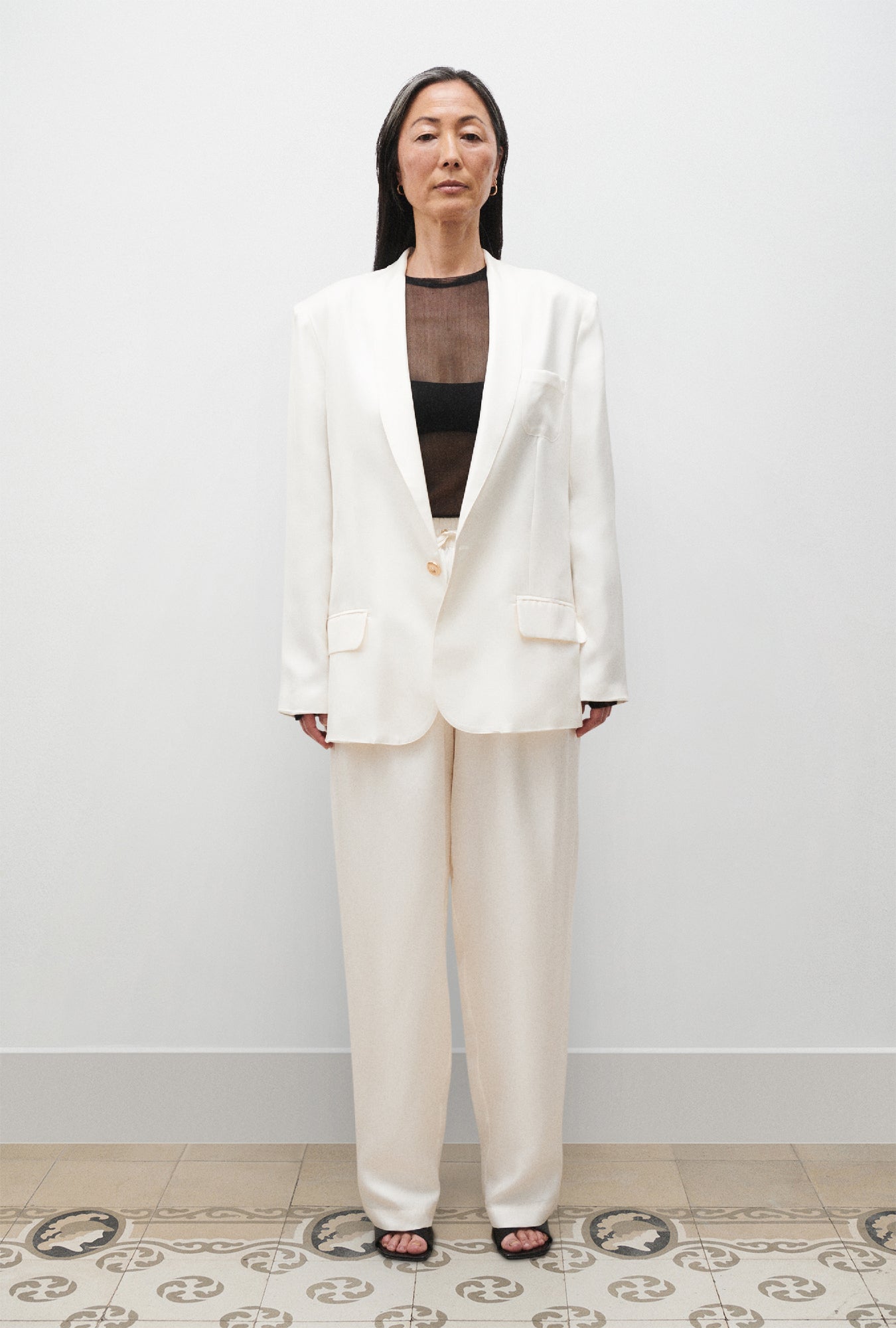 Blazer blanc sergé Miami