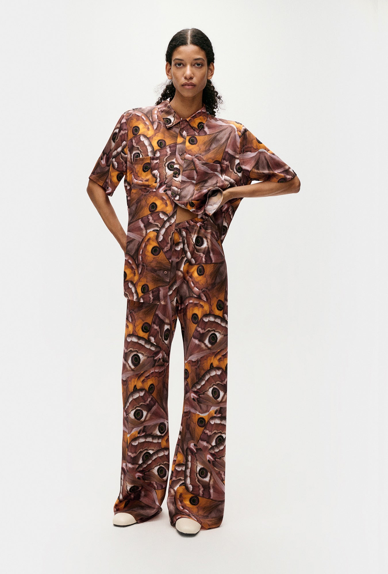 Chemise boyfriend manches courtes Wingspan