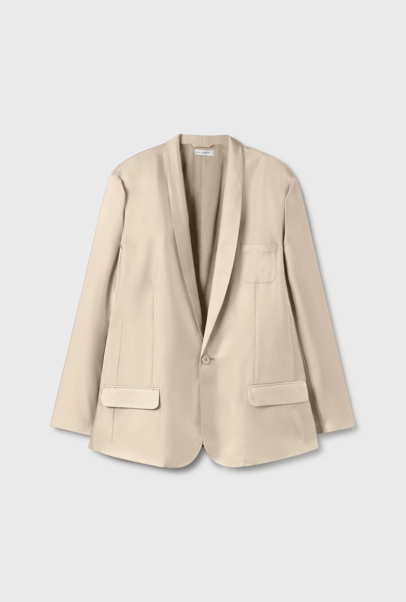 Veste Blazer Croisée Sergé Miami Noisette