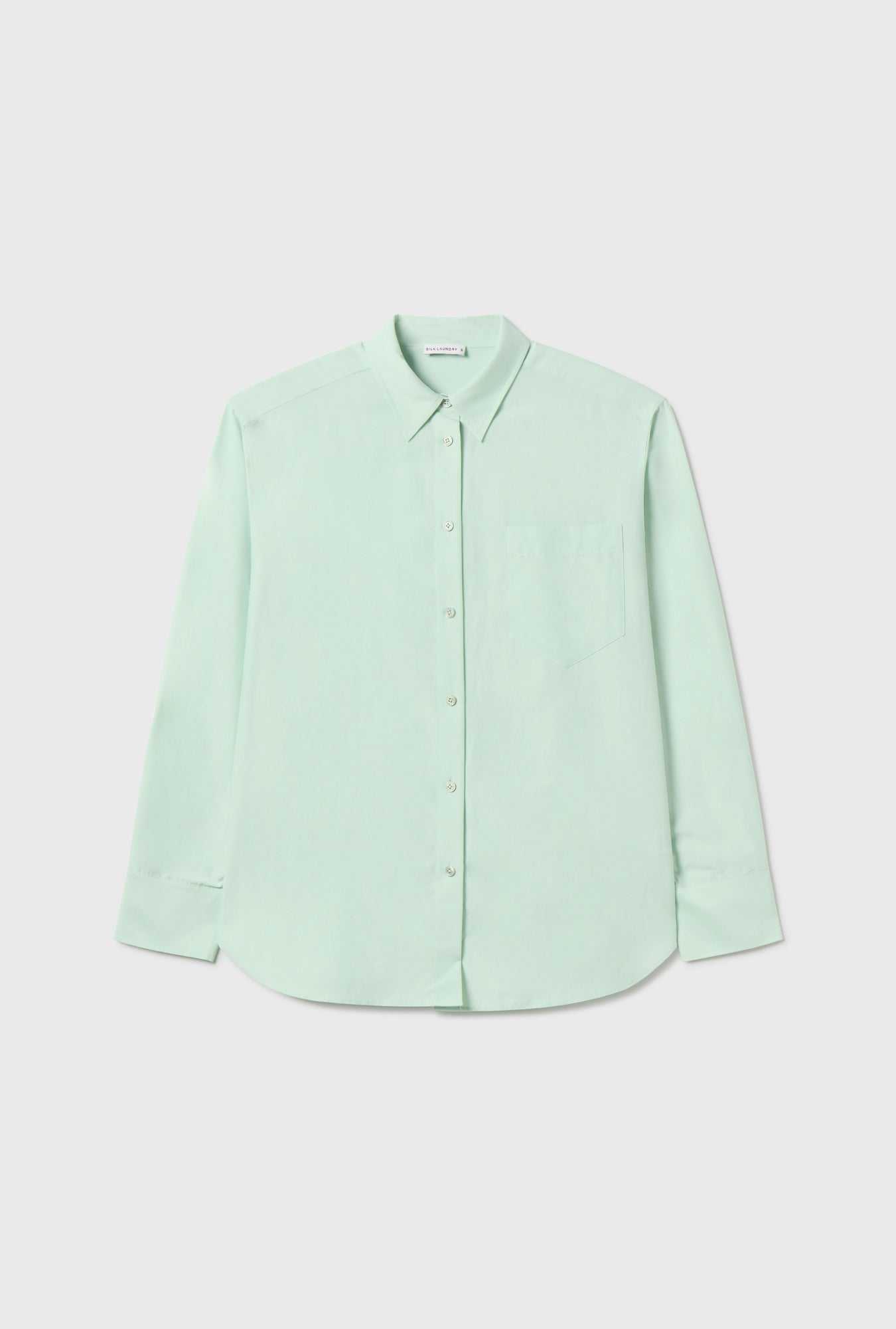 Chemisier plissé en coton et soie motif Dew